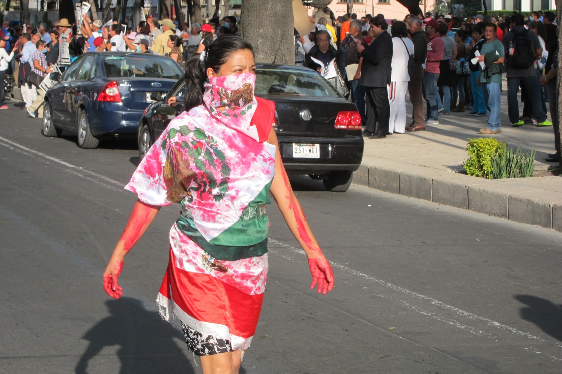 I was in Mexico a few months after the Ayotzinapa mass kidnapping. I attended three protests and snapped some photos.