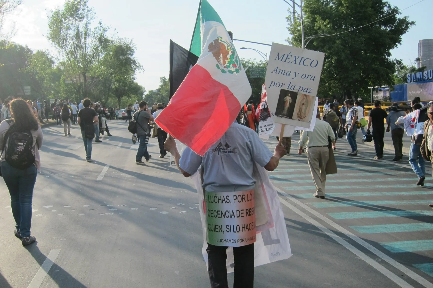 Another protest shot.