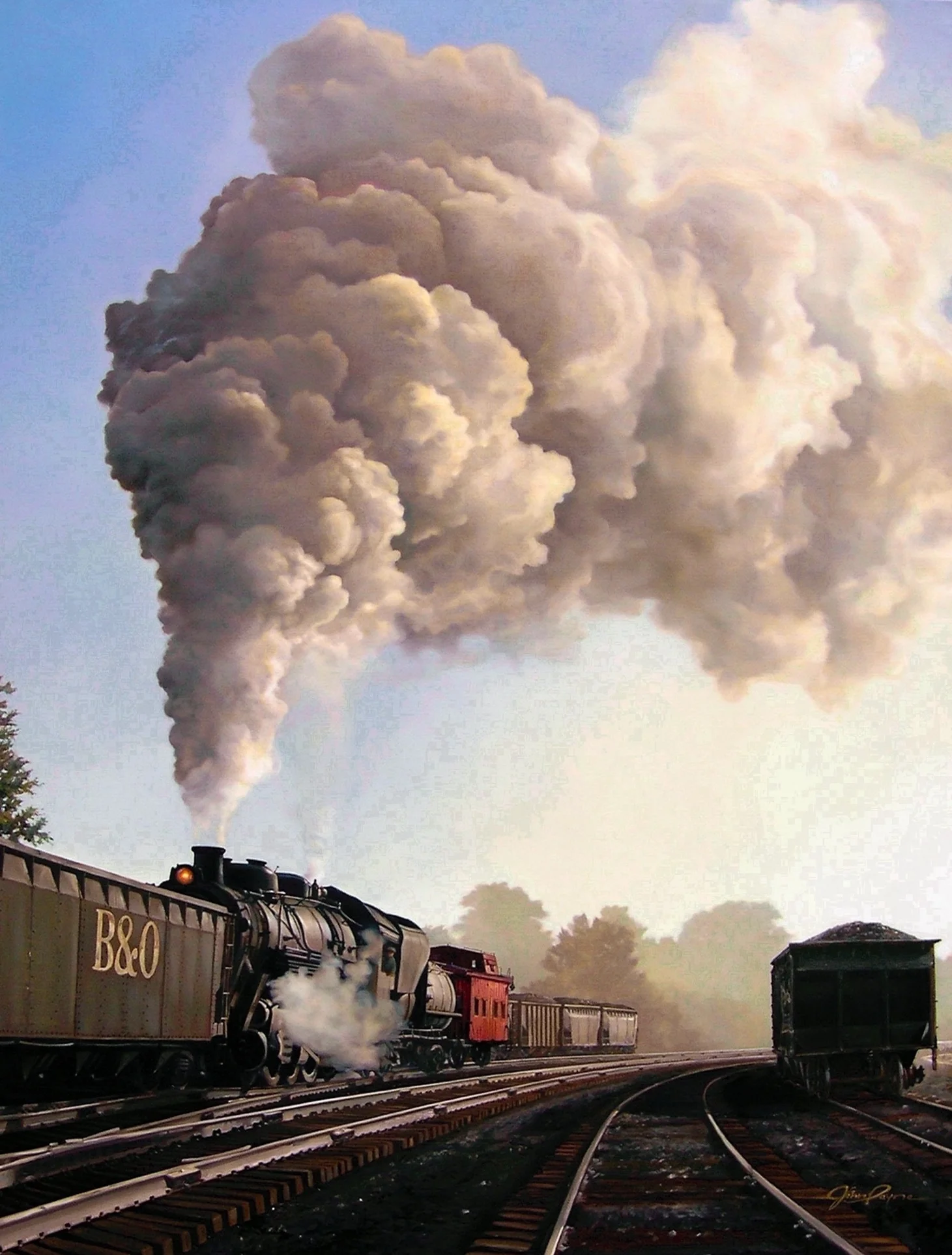 Steaming Westward