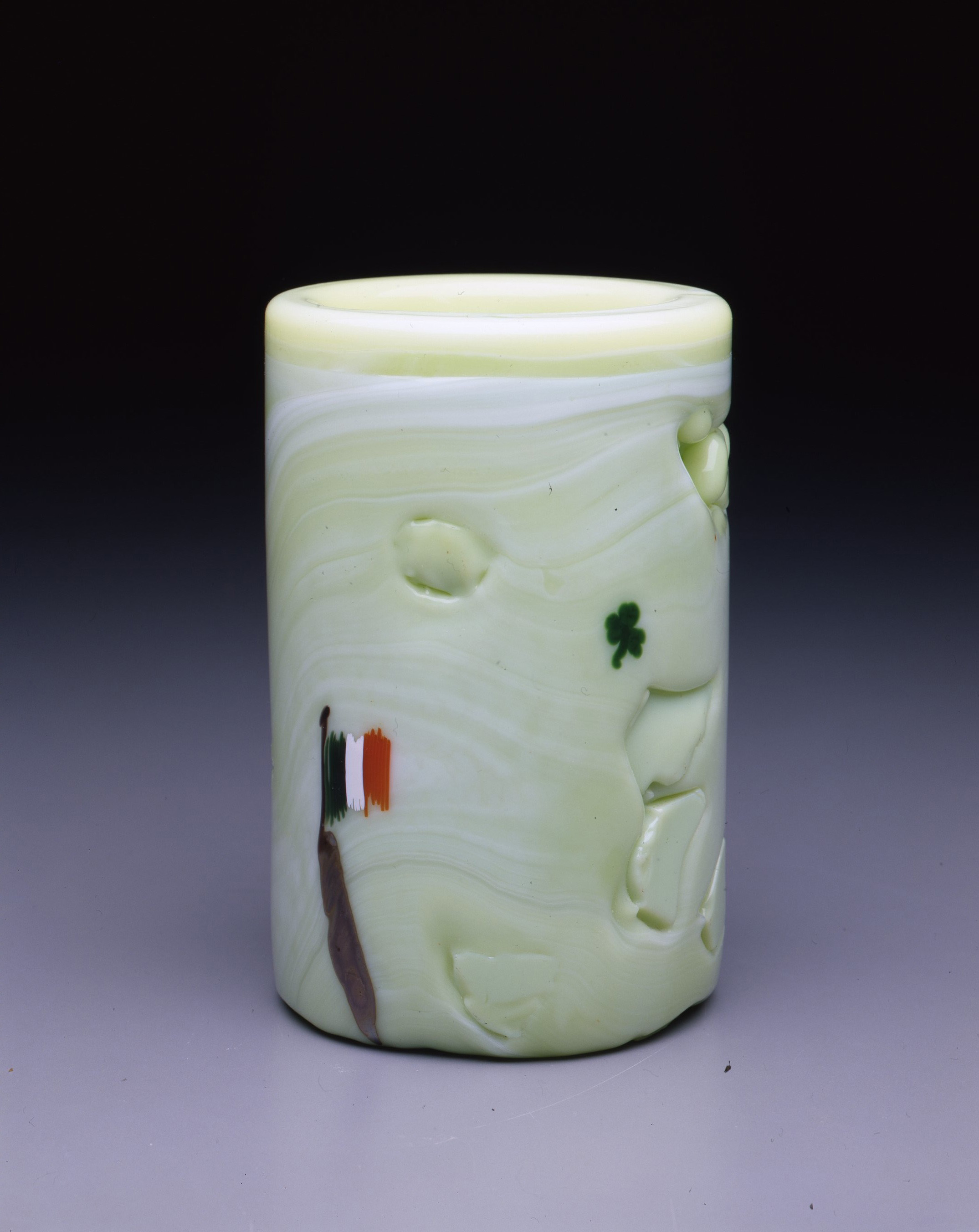  Dale Chihuly,  Irish Cylinder #6  &nbsp;(1975, glass, 6 1/2 x 4 inches), DC.268 