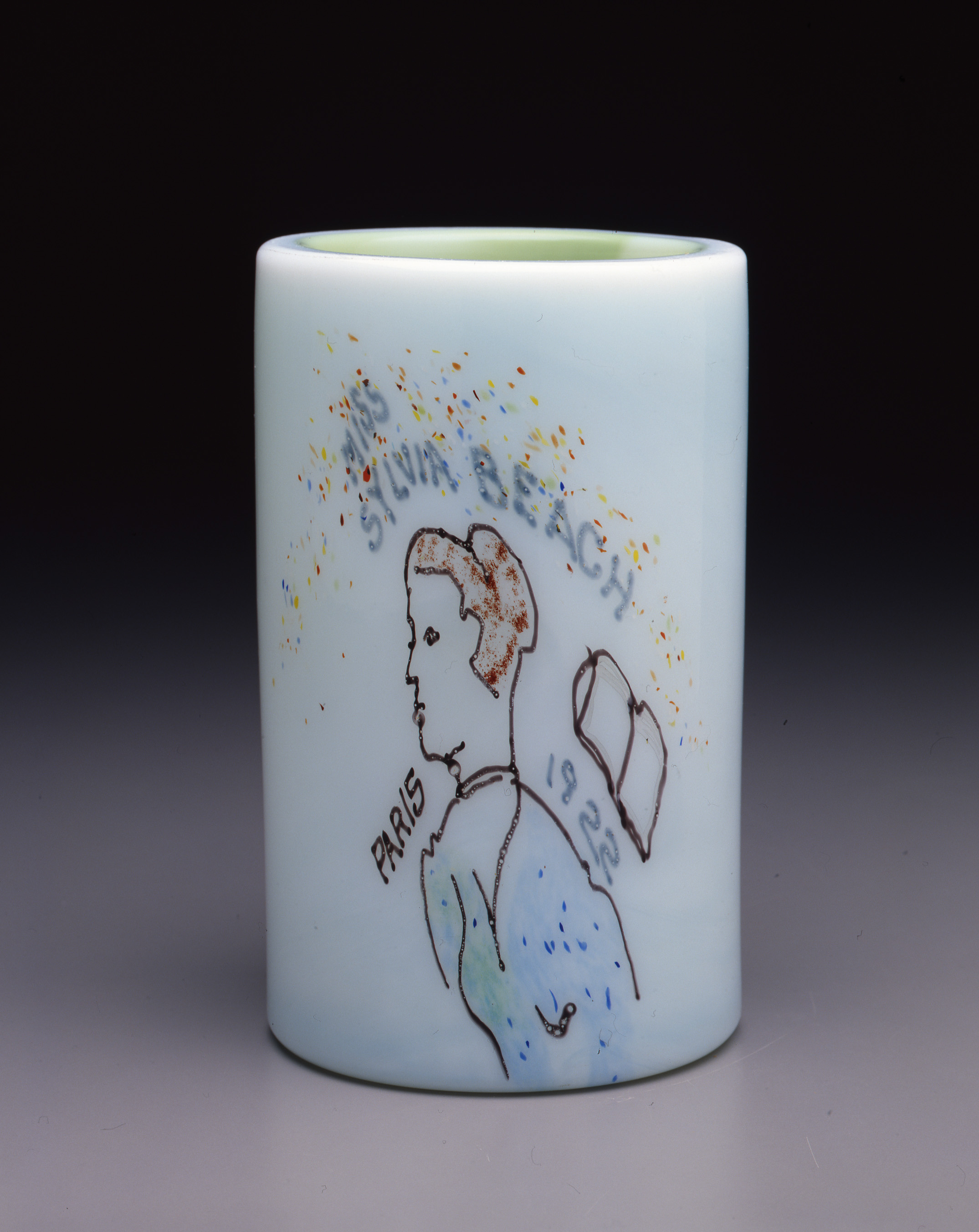  Dale Chihuly,  Irish Cylinder #14  &nbsp;(1975, glass, 9 x 5 inches), DC.276 