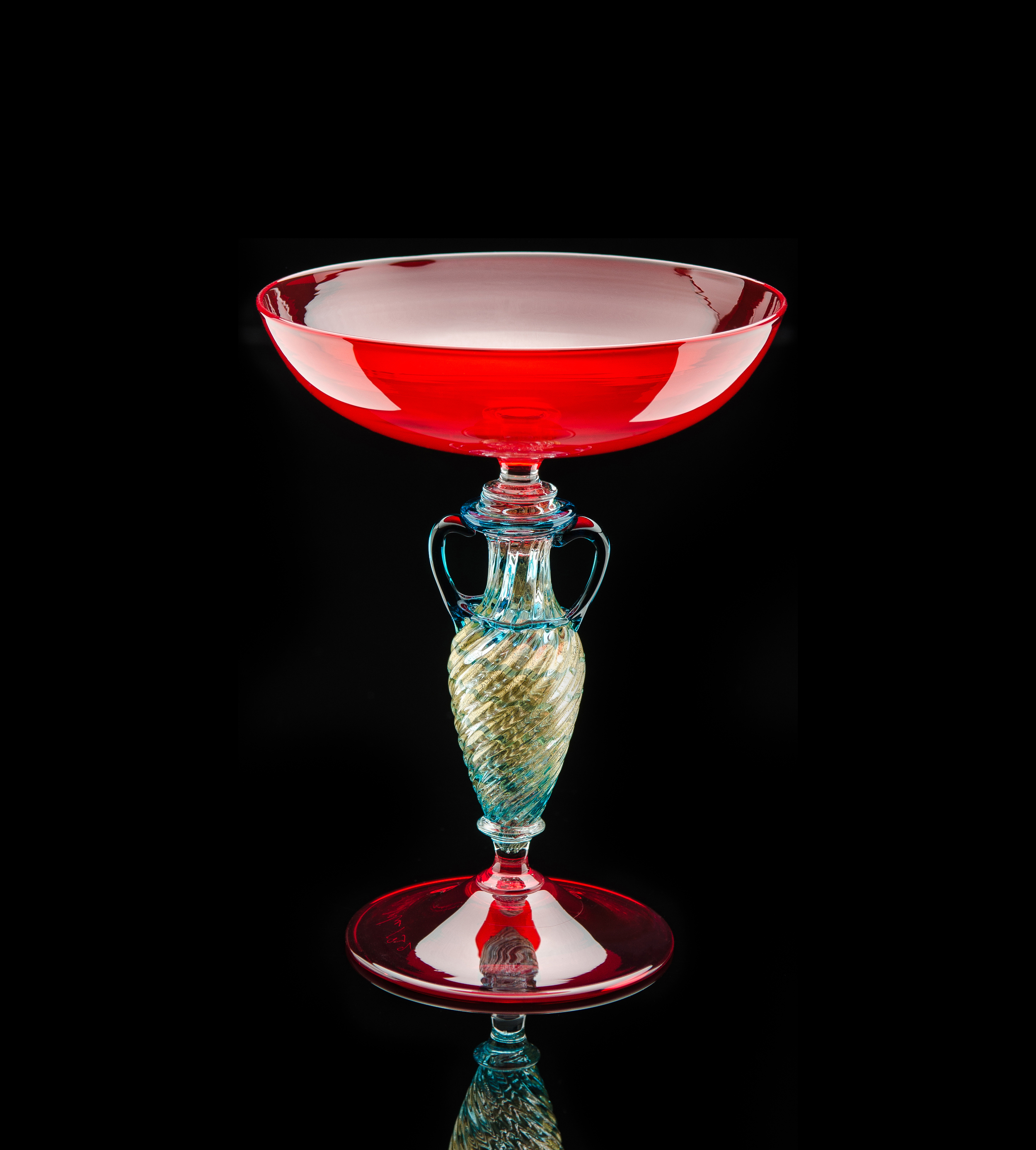  Lino Tagliapietra,  Goblet&nbsp; (1991-1994, glass, 6 1/2 x 5 1/4 x 5 1/4&nbsp;inches), LT.3 