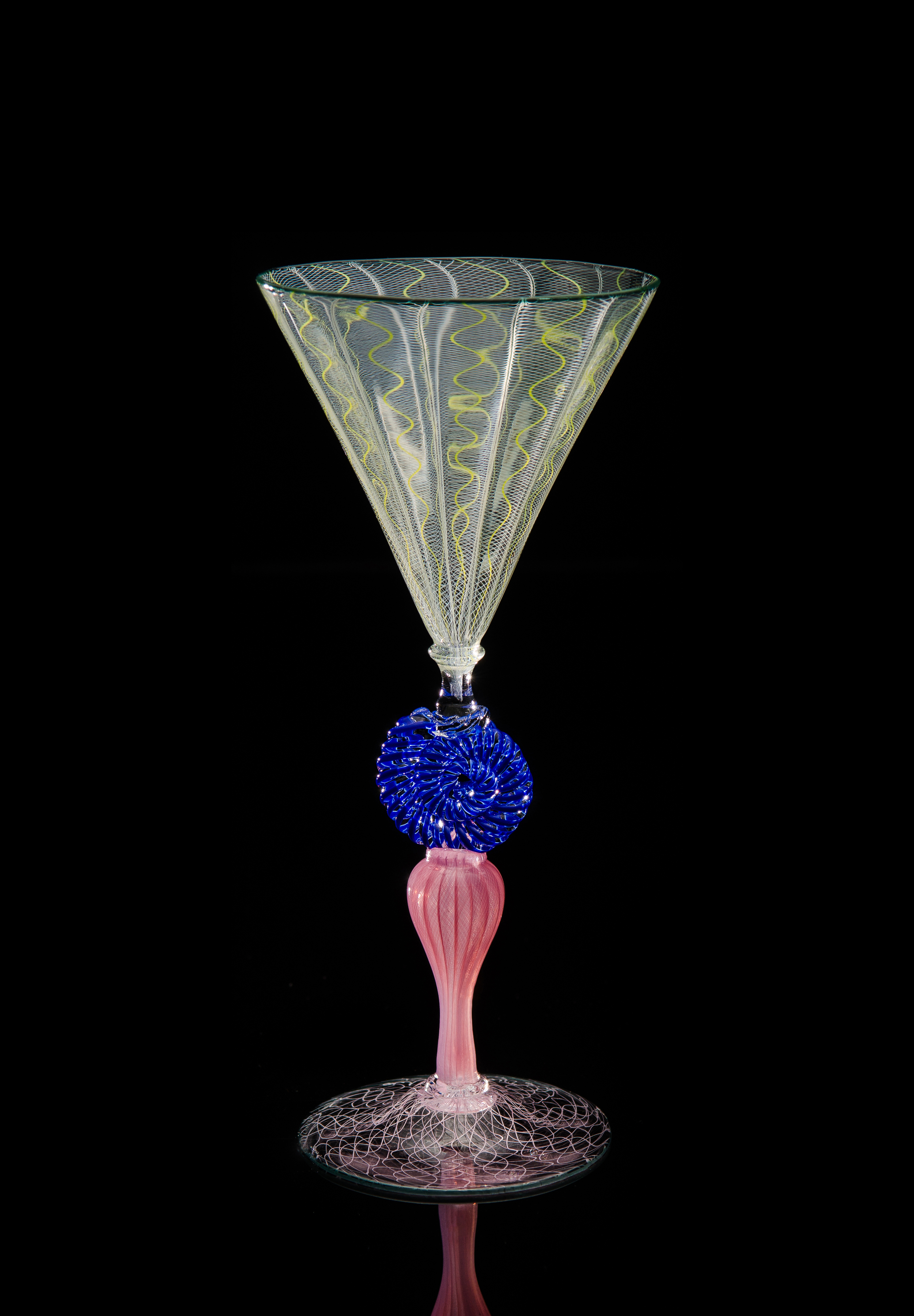  Lino Tagliapietra,&nbsp; Goblet&nbsp; (1991-1994, glass, 9 1/4 x 4 3/16 x 4 3/16 inches), LT.17 
