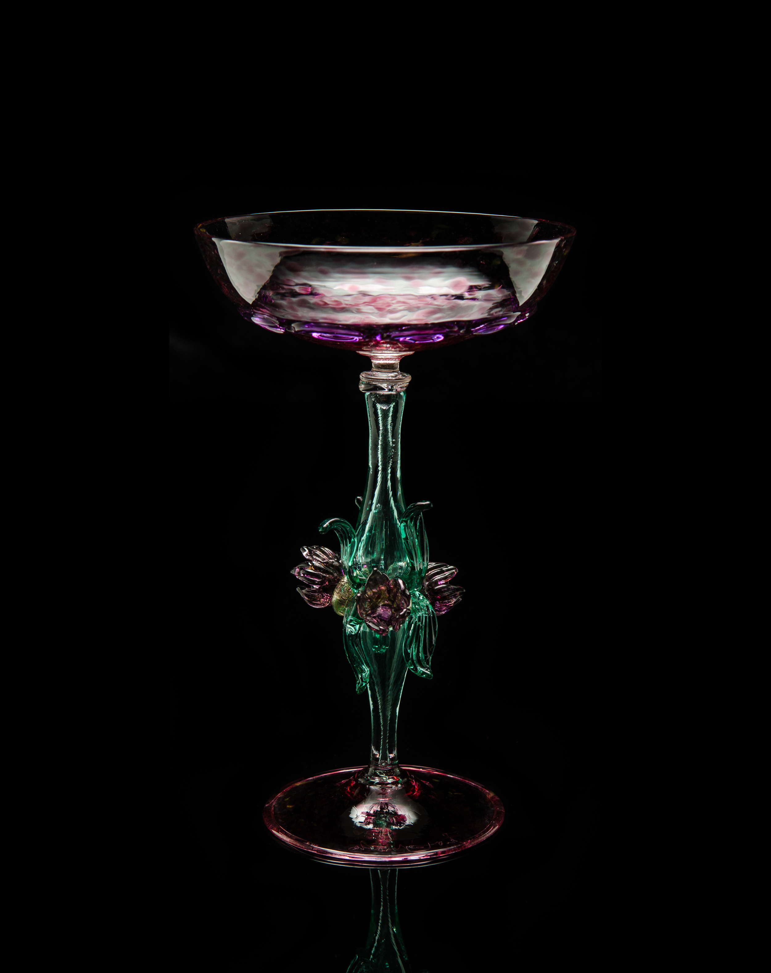  Lino Tagliapietra,&nbsp; Goblet&nbsp; (1991-1994, glass, 8 3/8 x 5 1/4 x 5 1/4 inches), LT.28 