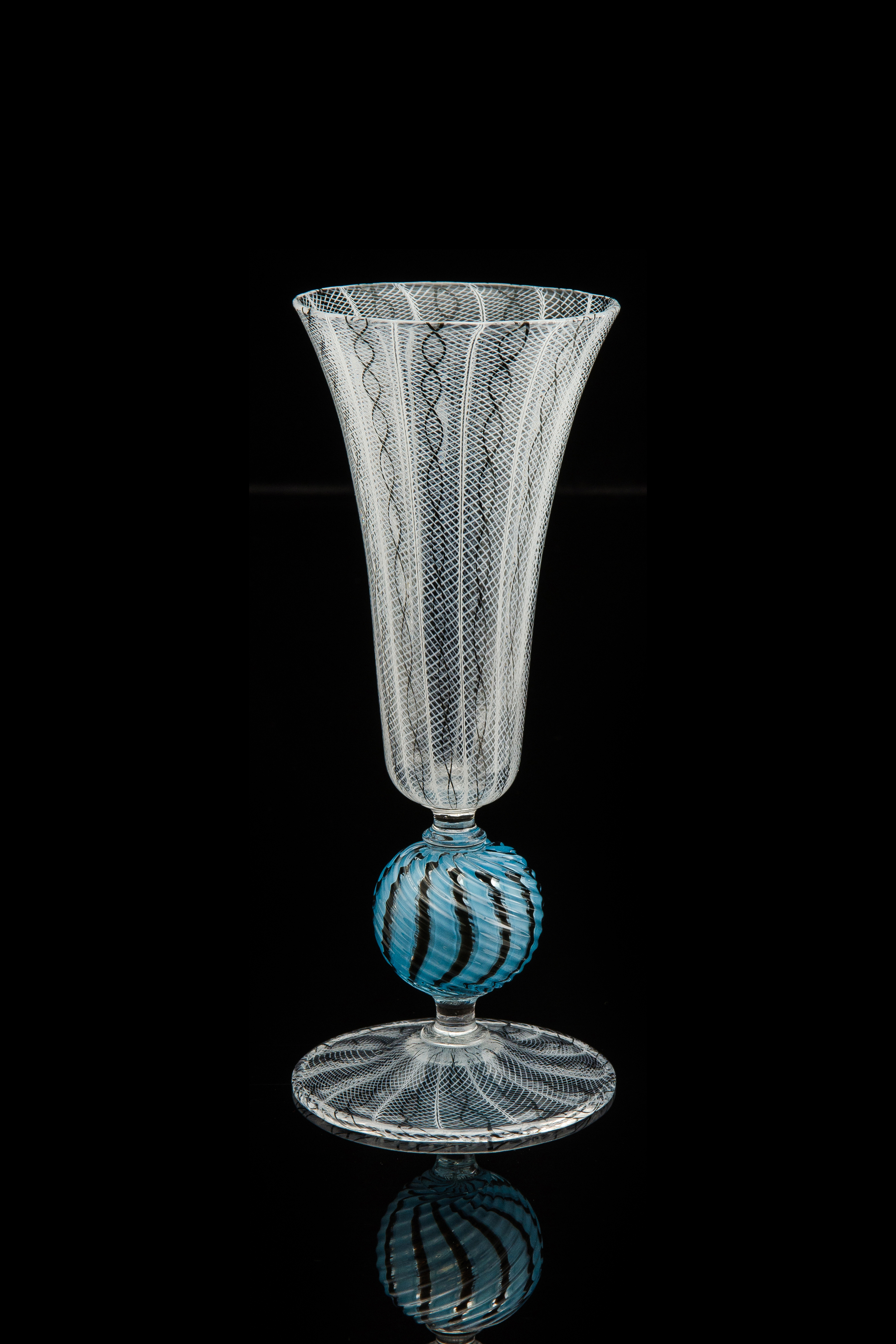  Lino Tagliapietra,&nbsp; Goblet&nbsp; (1991-1994, glass, 7 7/8 x 3 3/8 x 3 3/8 inches) 