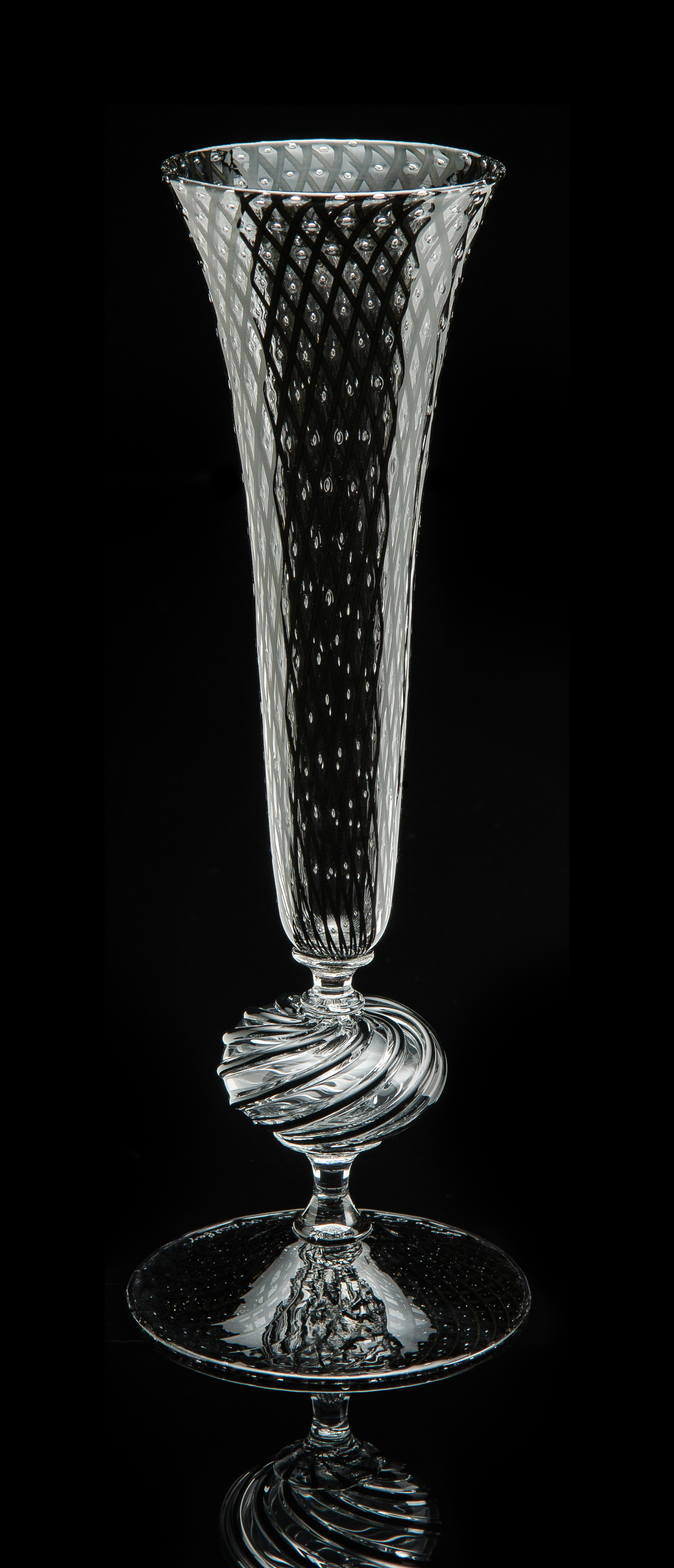  Lino Tagliapietra,&nbsp; Goblet&nbsp; (1991-1994, glass, 9 3/4 x 3 1/2 x 3 1/2 inches), LT.62 