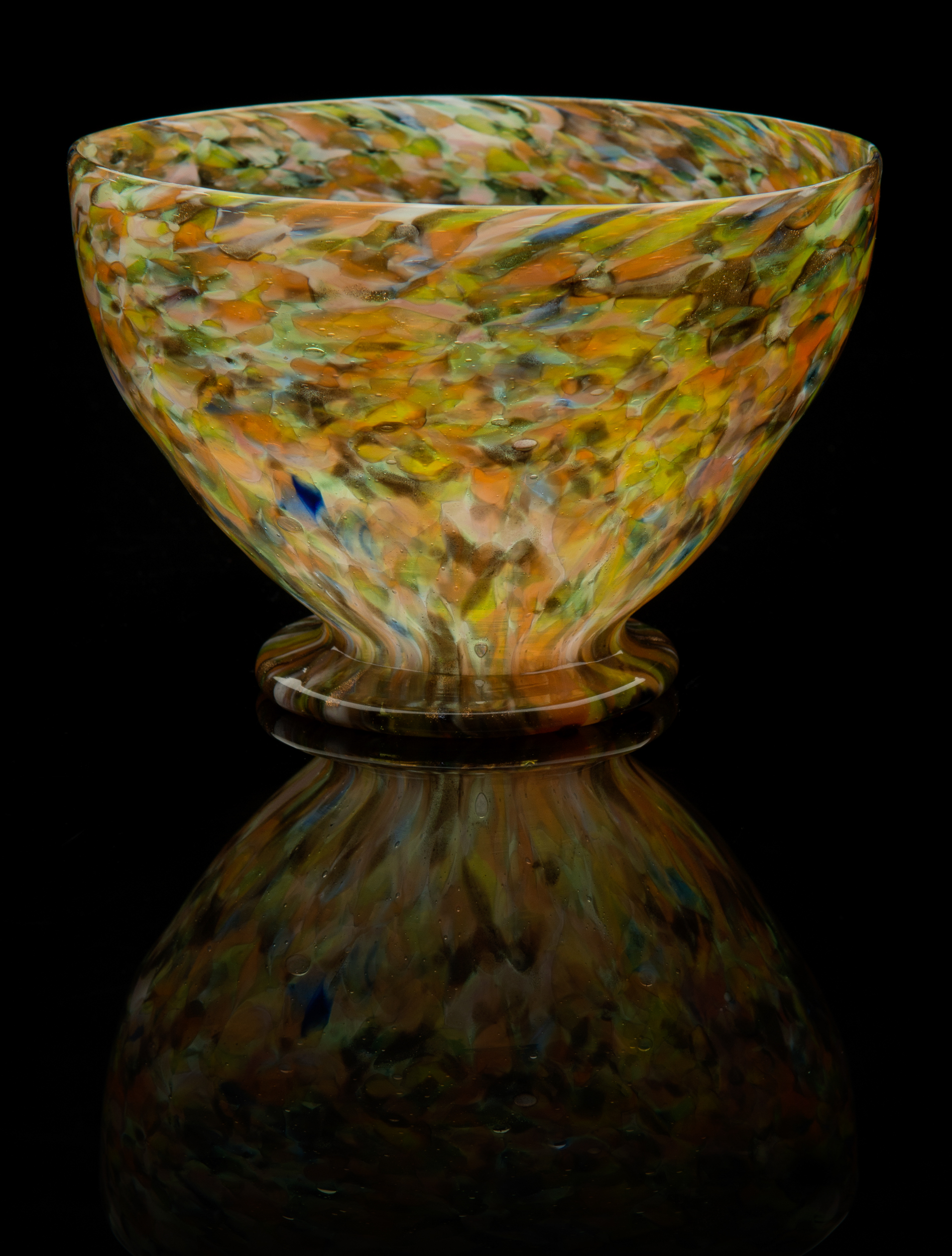  Pietro Bigaglia,&nbsp; Screziato Bowl&nbsp; (1860, glass, 3 5/8 x 5 5/16 x 5 5/16 inches), VV.553 