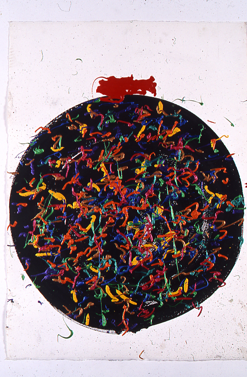  Dale Chihuly,&nbsp; Macchia Drawing #18,&nbsp; (1982, acrylic on paper, 41 x 29 inches), DC.88 