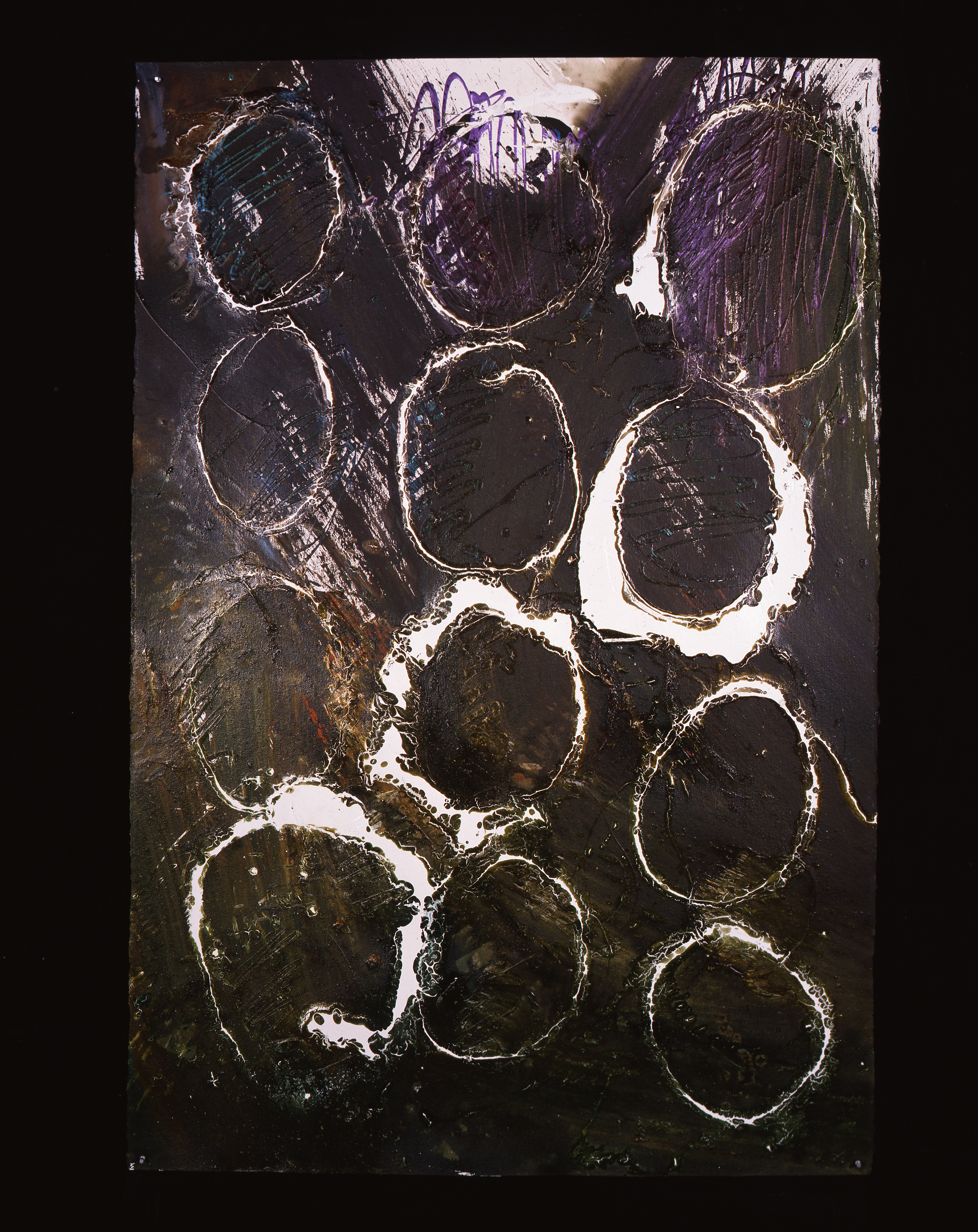 Dale Chihuly, Macchia Drawing #17, (1992, acrylic on paper, 60 x 40 inches), DC.92