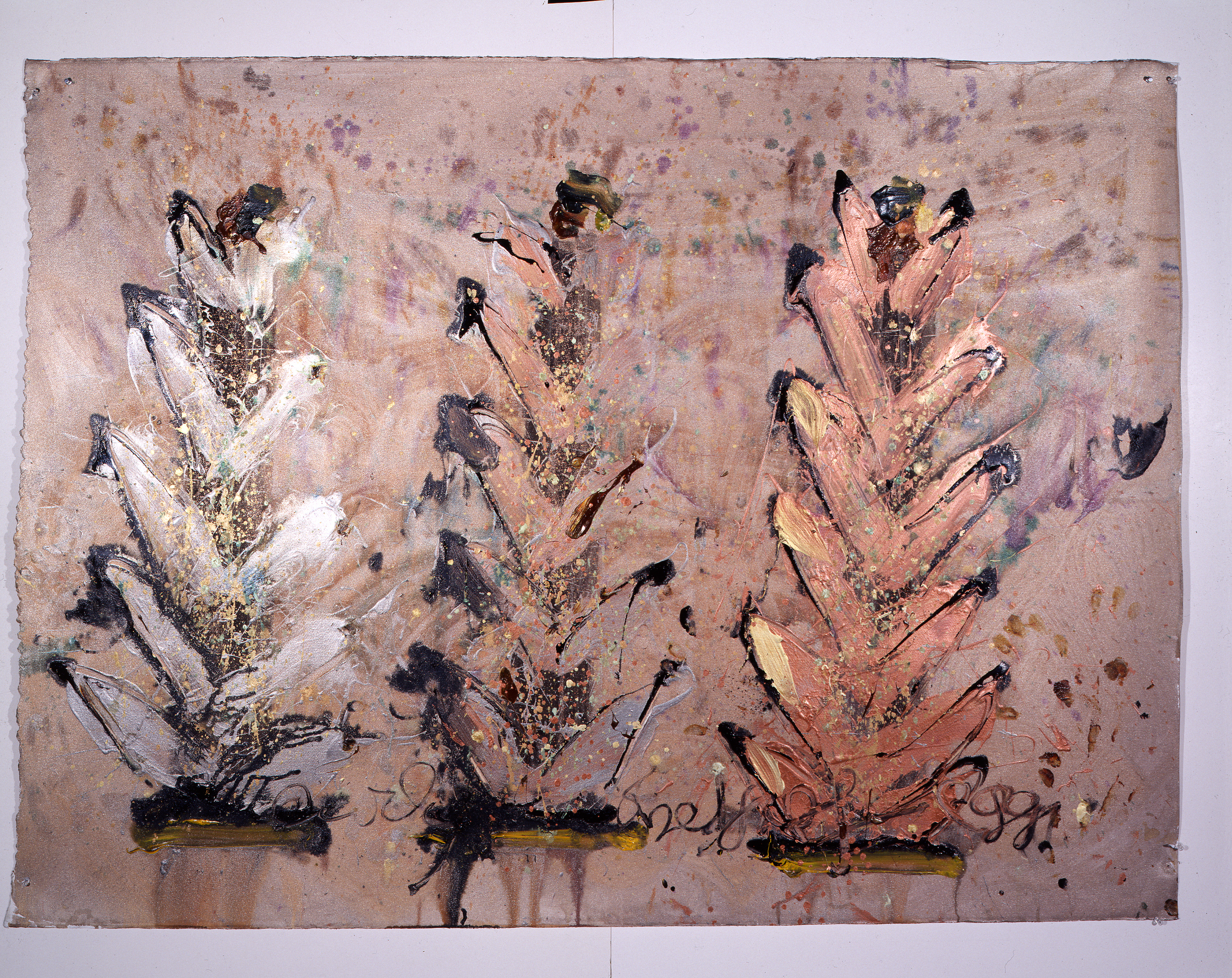 Dale Chihuly, Ebeltoft Drawing, (1991, mixed media on paper, 50 x 70 inches), DC.339