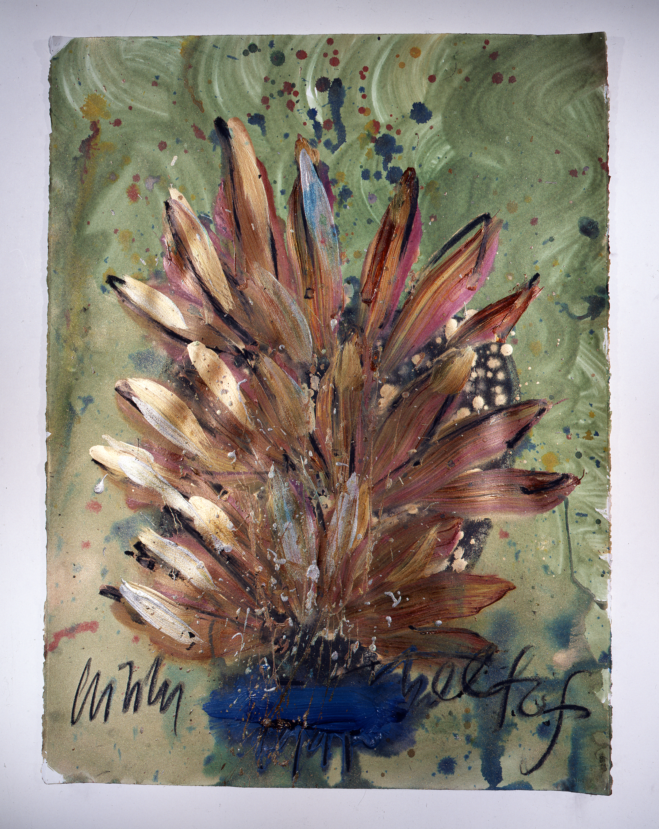  Dale Chihuly,&nbsp; Ebeltoft Drawing,&nbsp; (1991, mixed media on paper, 30 x 22 inches), DC.341 