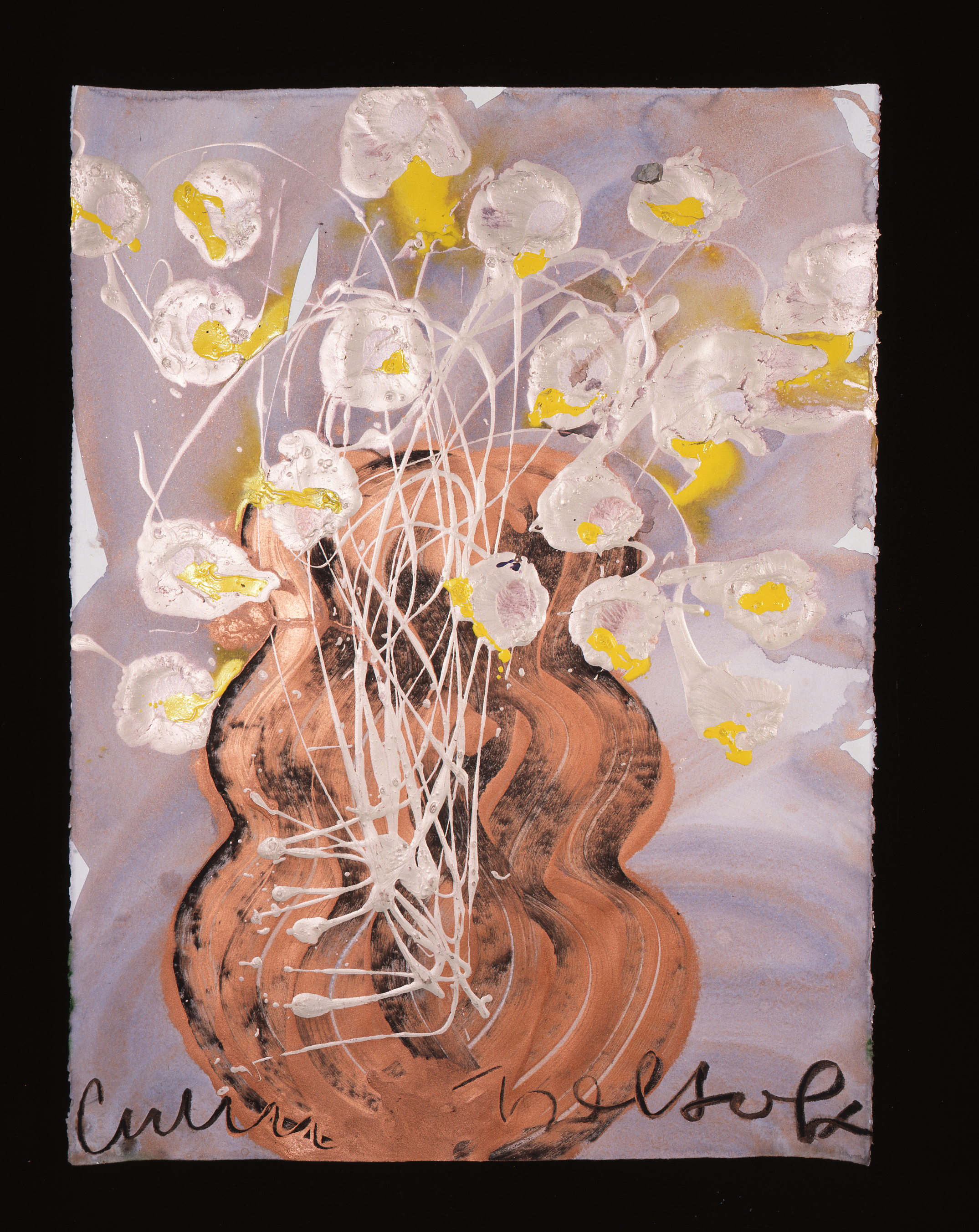  Dale Chihuly,&nbsp; Ebeltoft Drawing,&nbsp; (1991, mixed media on paper, 30 x 22 inches), DC.356 