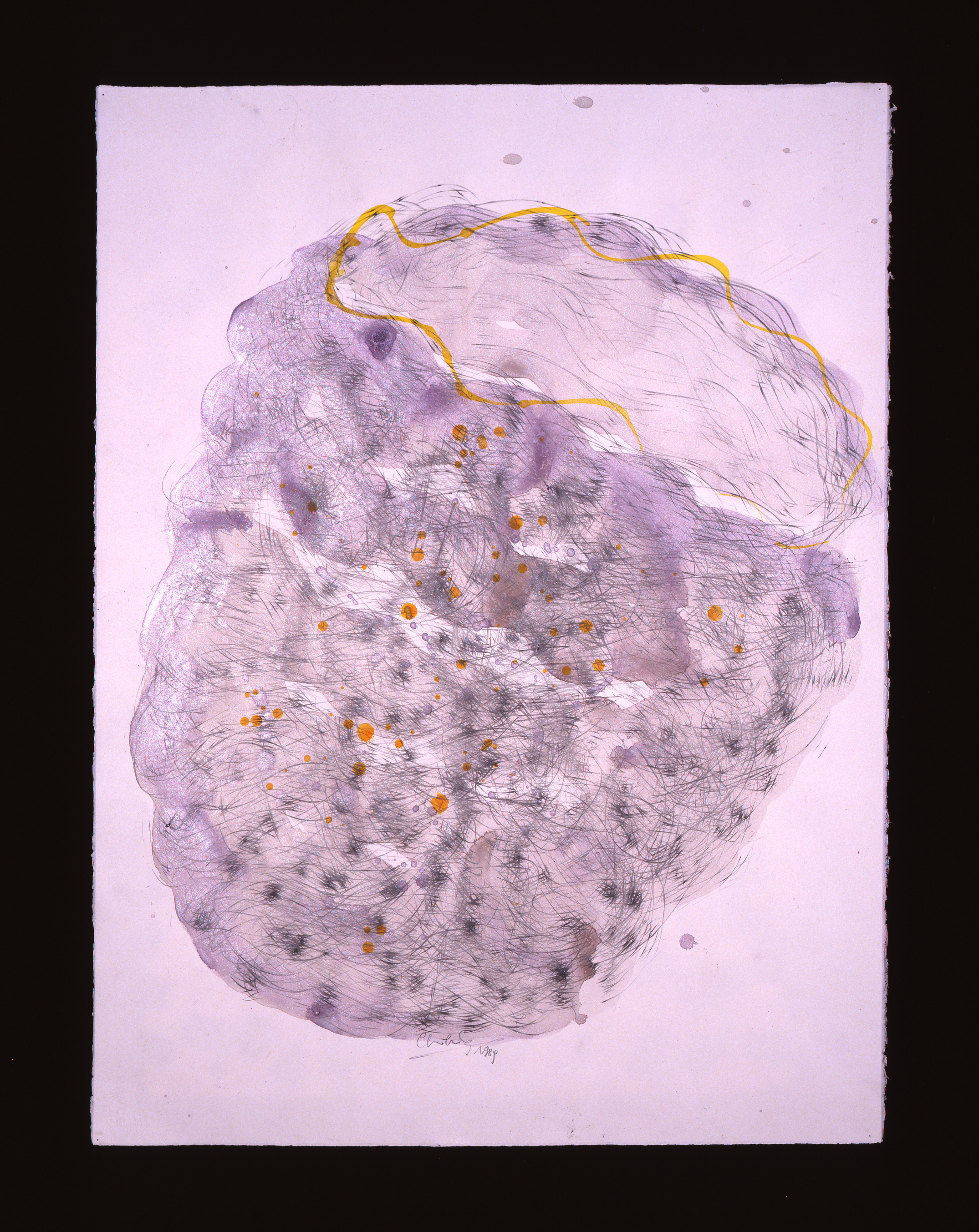  Dale Chihuly,&nbsp; Basket Drawing,&nbsp; (1984, watercolor, graphite, ink and colored pencil&nbsp;on paper, 30 x 22 inches), DC.367 