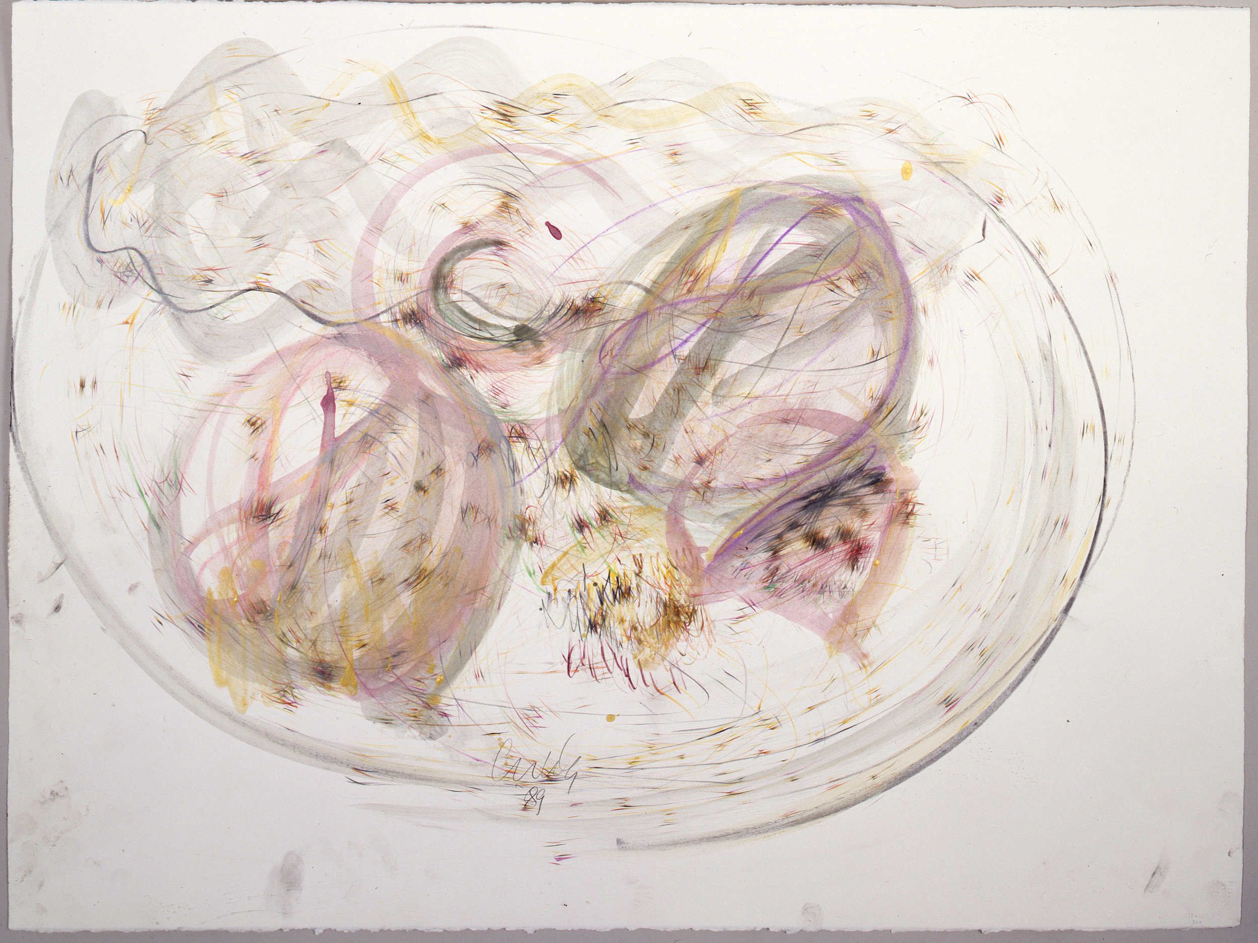  Dale Chihuly,&nbsp; Niijima Drawing #31,&nbsp; (1989, colored pencil, watercolor and graphite&nbsp;on paper, 22 x 30 inches), DC.373 