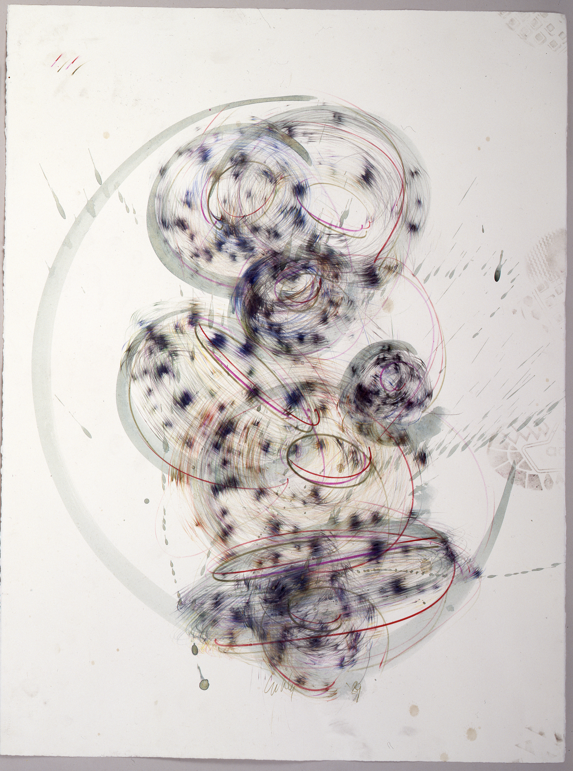 Dale Chihuly, Niijima Drawing #15 , (1989, ink on paper, 30 x 22 inches), DC.376