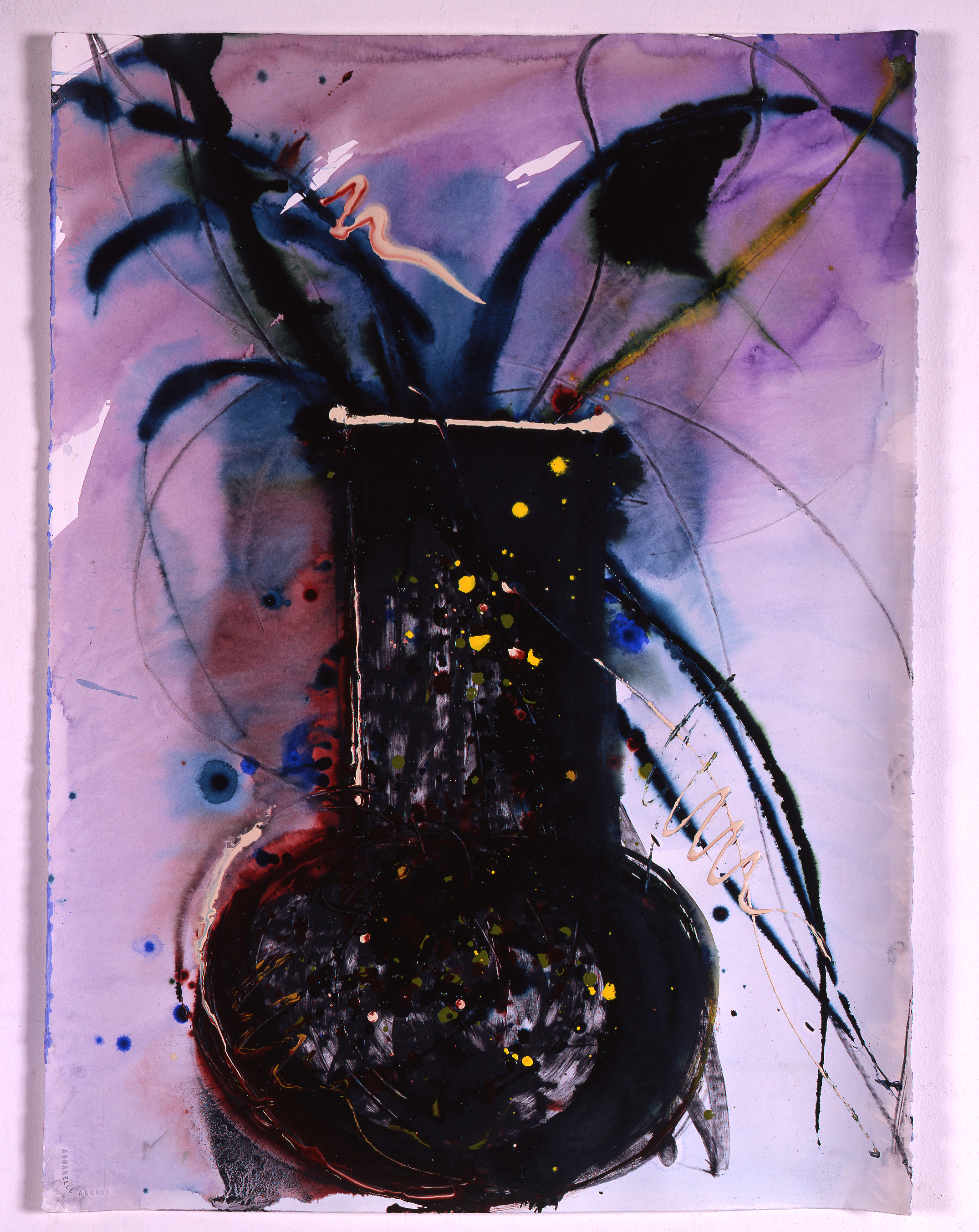  Dale Chihuly,&nbsp; Venetian Drawing (NY Lino Blow),&nbsp; (1992, mixed media&nbsp;on paper, 30 x 22 inches), DC.377 