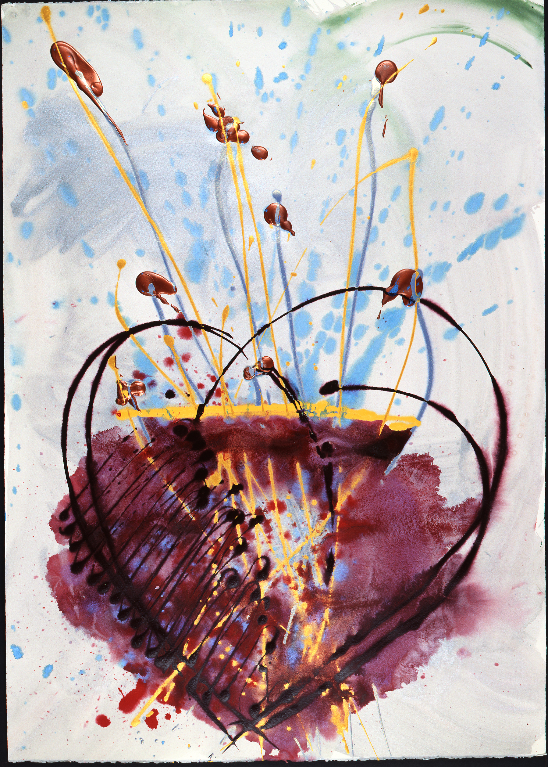  Dale Chihuly,&nbsp; Hawaii Drawing,&nbsp; (1992,41 x 29 inches), DC.382 