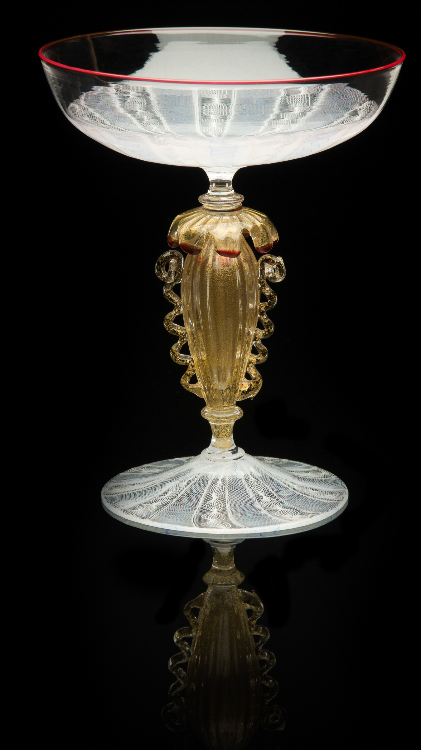  Lino Tagliapietra,&nbsp; Goblet&nbsp; (1991-1994, glass, 6 1/4 x 5 1/16 x 5 1/16 inches), LT.15 