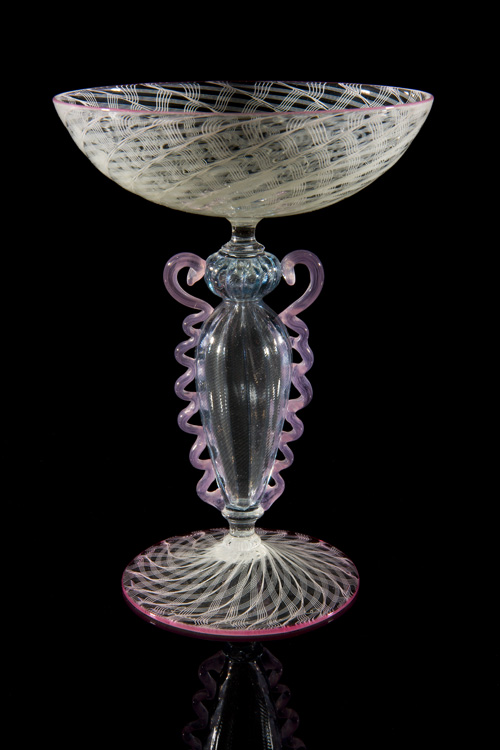 Lino Tagliapietra, Goblet (1991-1994, glass, 6 3/4 x 5 x 5 inches), LT.16