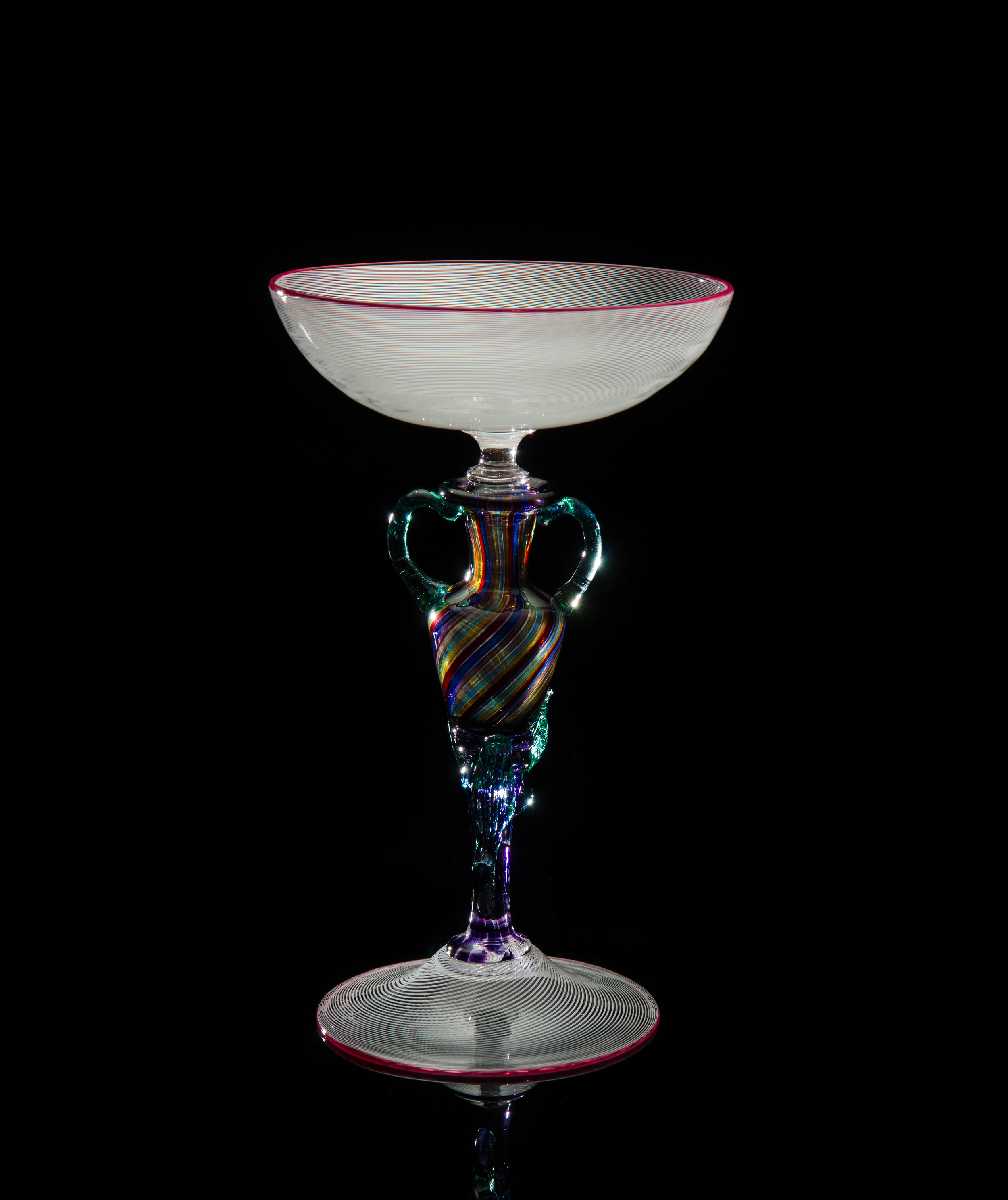  Lino Tagliapietra,&nbsp; Goblet&nbsp; (1991-1994, glass, 7 1/8 x 4 7/16 x 4 7/16&nbsp;inches), LT.14 