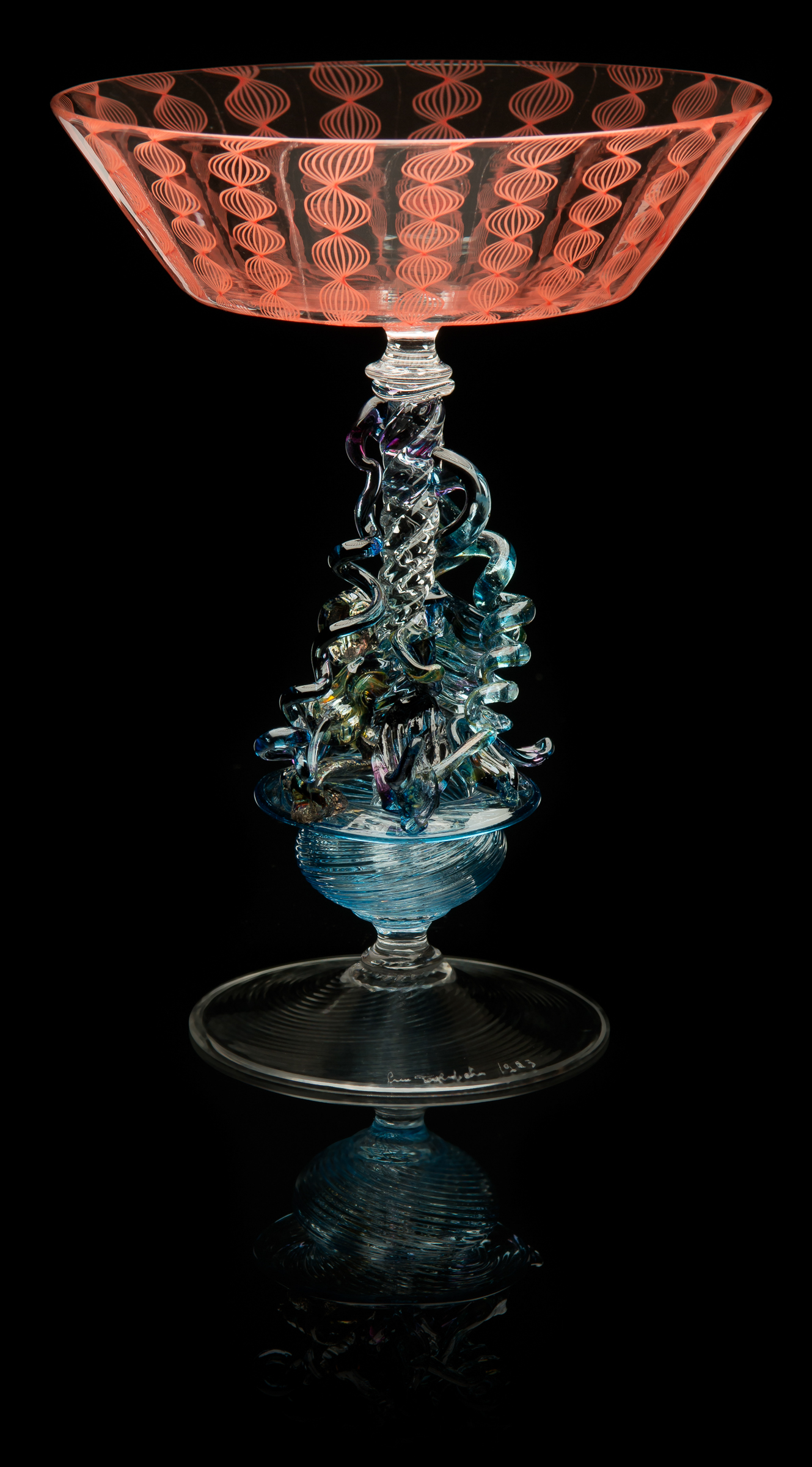  Lino Tagliapietra,&nbsp; Goblet&nbsp; (1991-1994, glass, 7 3/16 x 5 1/2 x 5 1/2&nbsp;inches), LT.31 