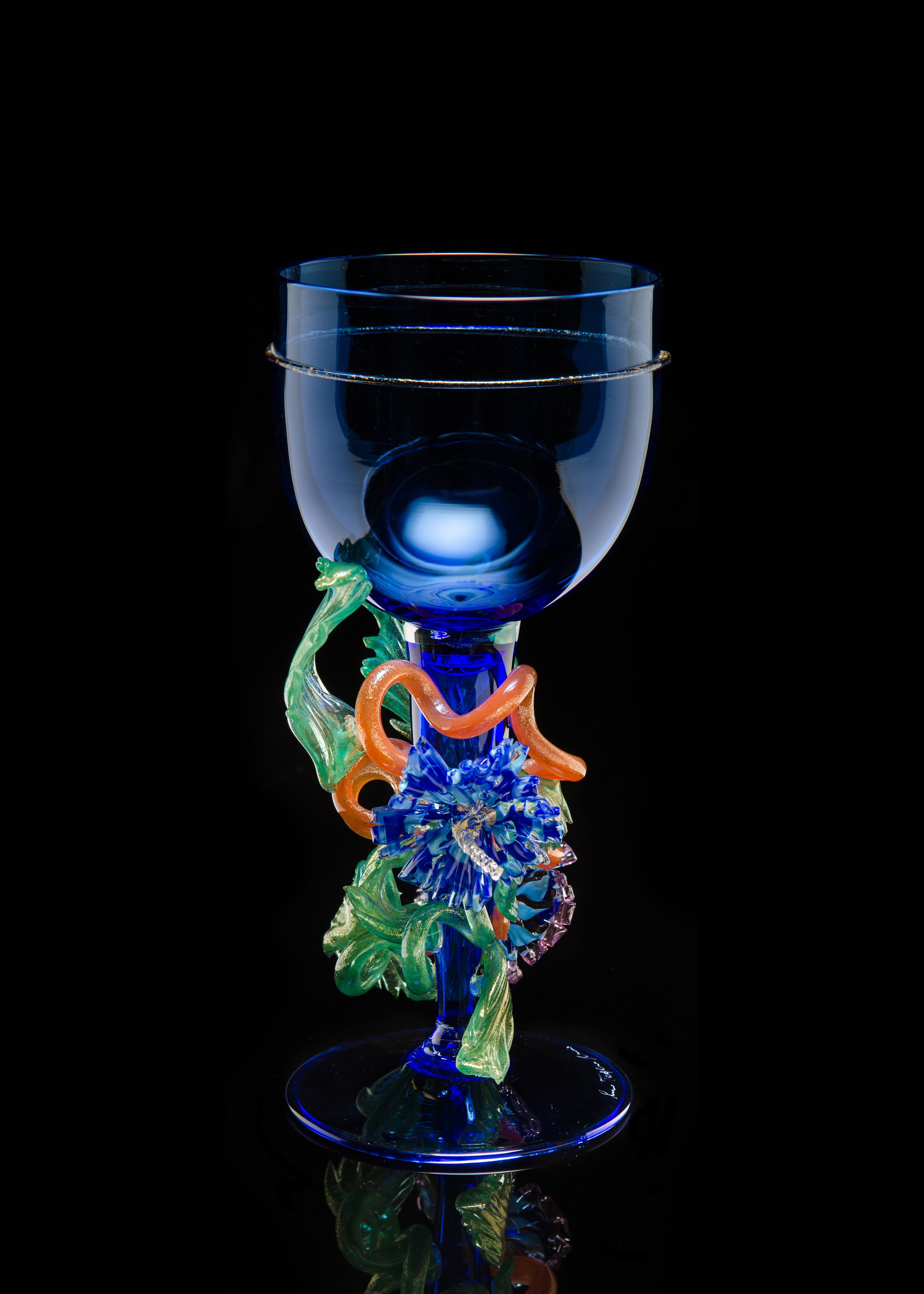  Lino Tagliapietra,&nbsp; Goblet,&nbsp; (1991-1994, glass, 9 1/4 x 4 1/4 x 4 1/4 inches), LT.39 