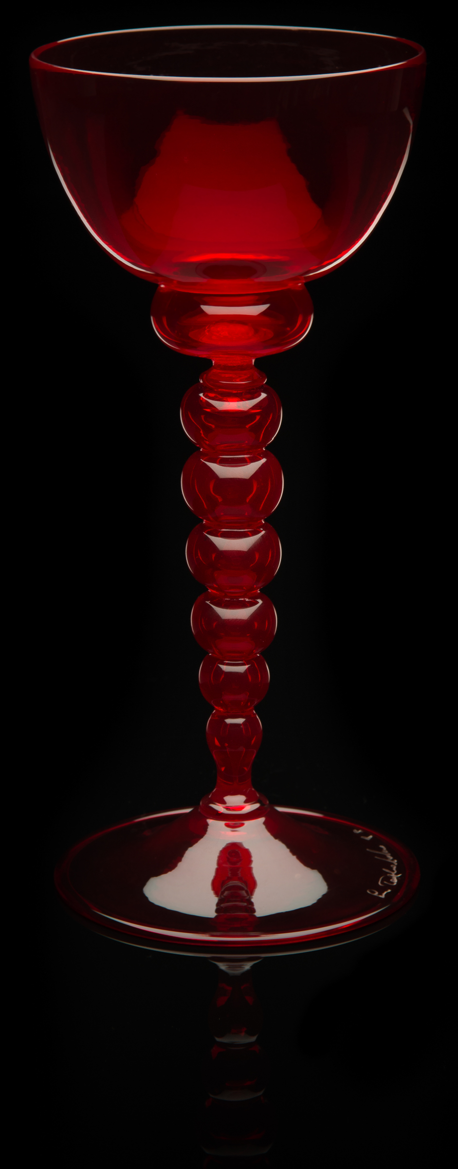  Lino Tagliapietra,&nbsp; Goblet&nbsp; (1991-1994, glass, 8 1/16 x 3 11/16&nbsp;x 3 11/16&nbsp;inches), LT.56 