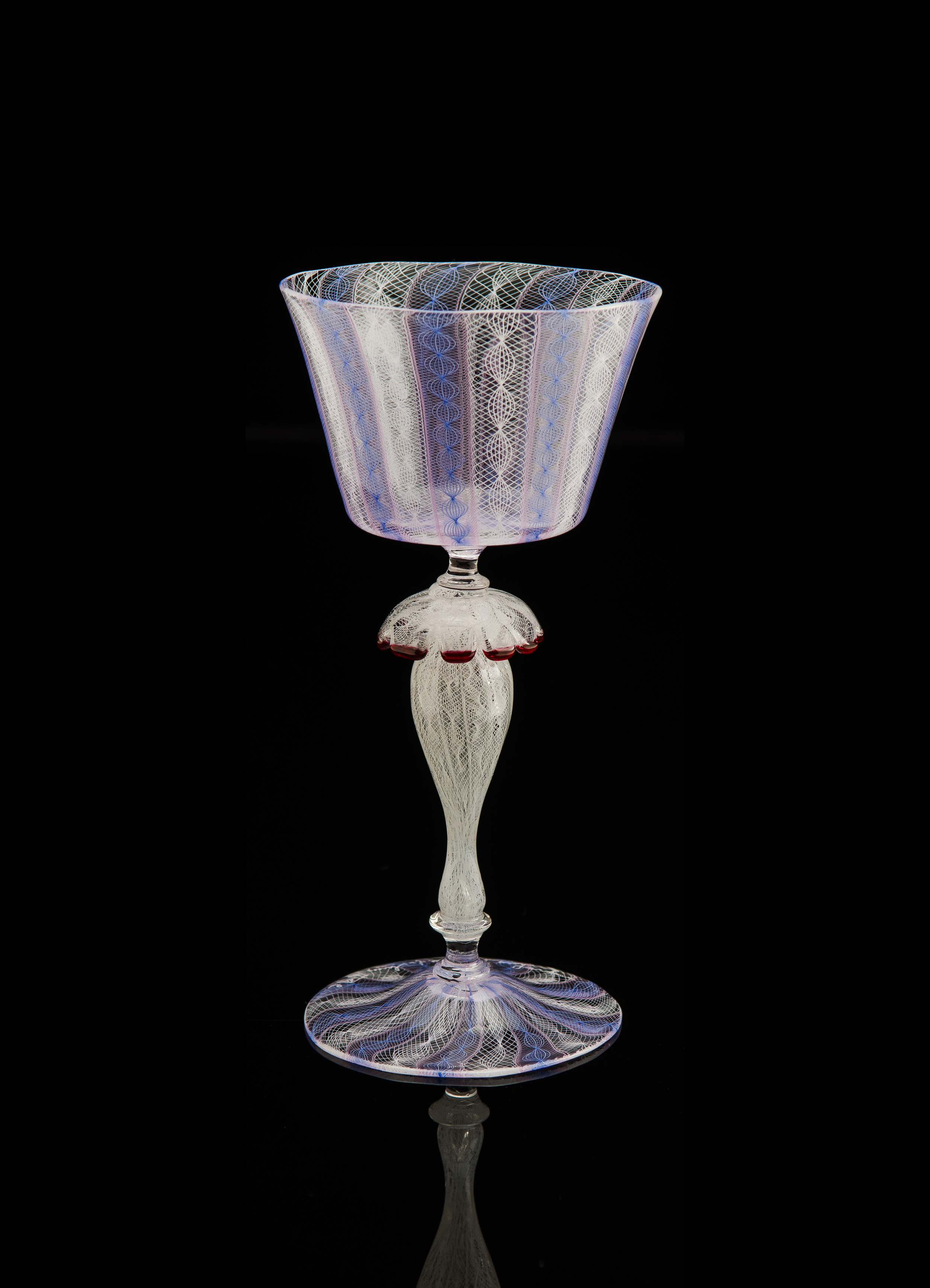 Lino Tagliapietra, Goblet (1991-1994, glass, 7 3/4 x 3 3/4 x 3 3/4 inches), LT.65