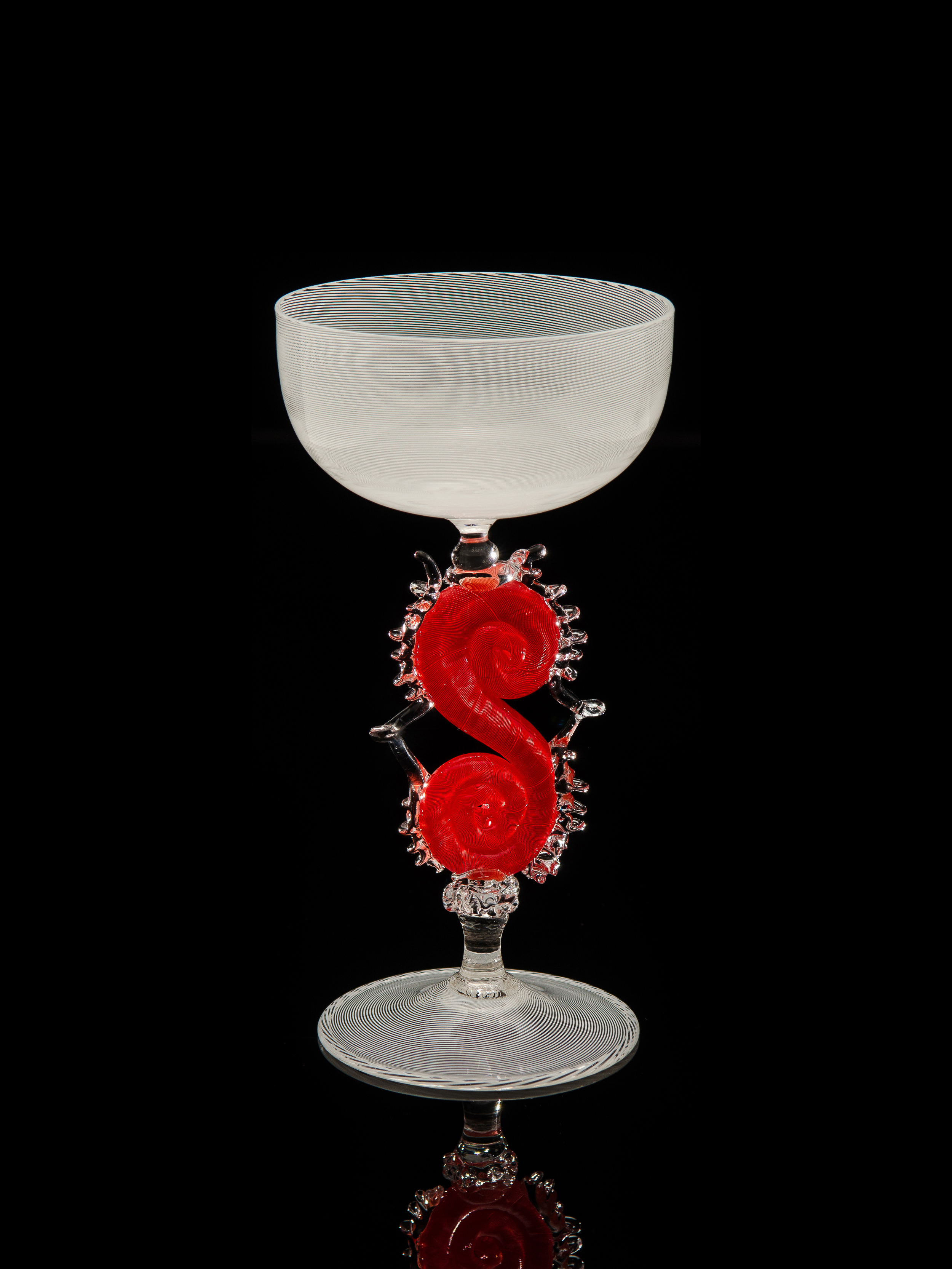  Lino Tagliapietra,&nbsp; Goblet&nbsp; (1991-1994, glass,7 3/4 x 4 x 4 inches), LT.68 