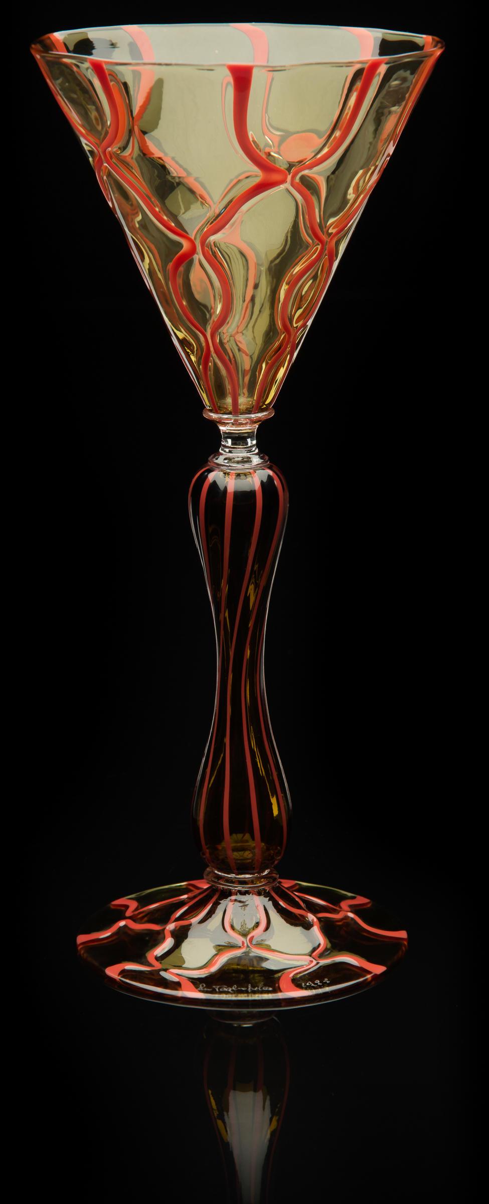  Lino Tagliapietra,&nbsp; Goblet&nbsp; (1991-1994, glass, 9 x 4 x 4 inches), LT.77 