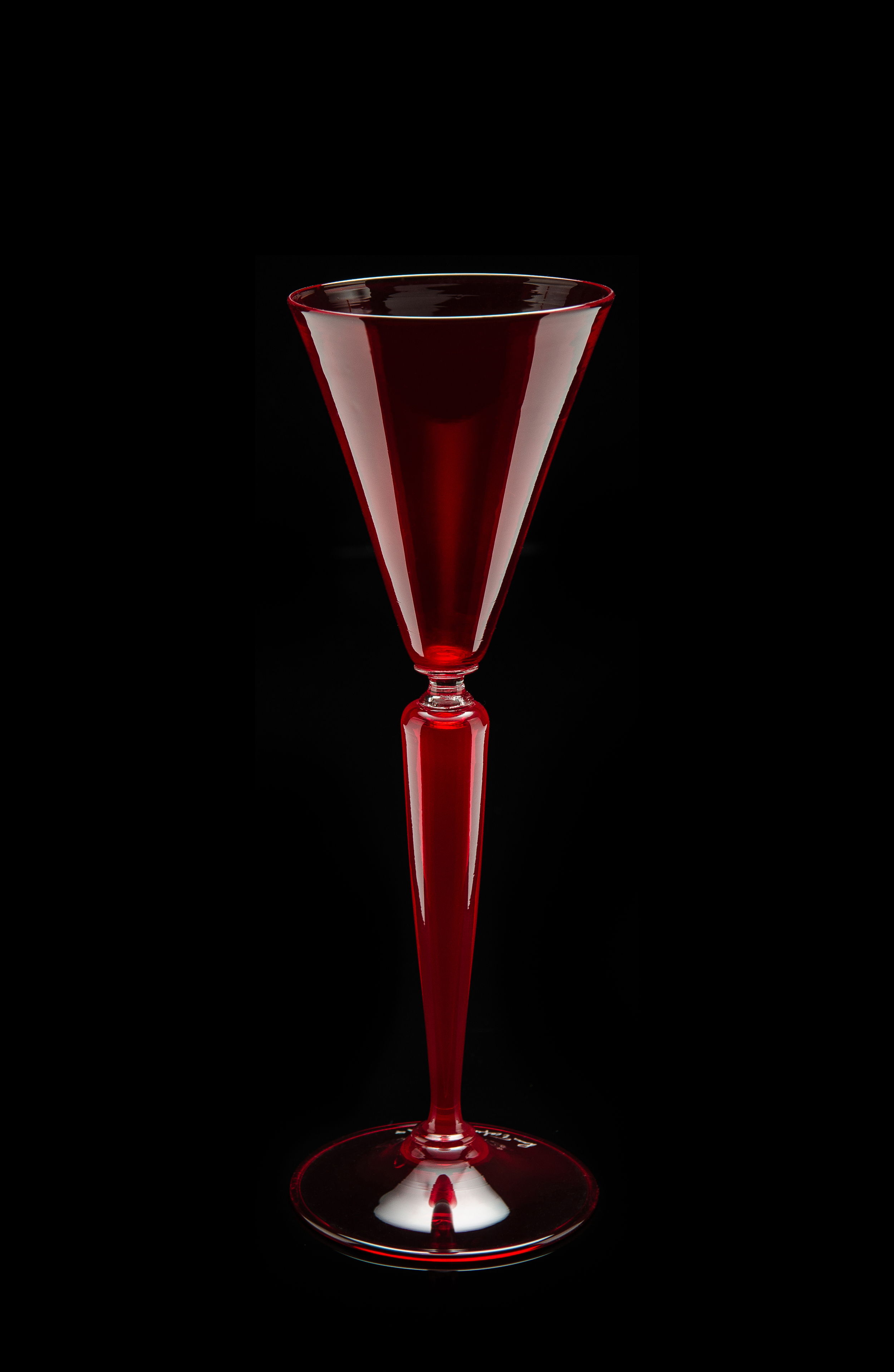  Lino Tagliapietra,&nbsp; Goblet&nbsp; (1991-1994, glass, 10 3/8 x 3 1/2 x 3 1/2 inches), LT.76 