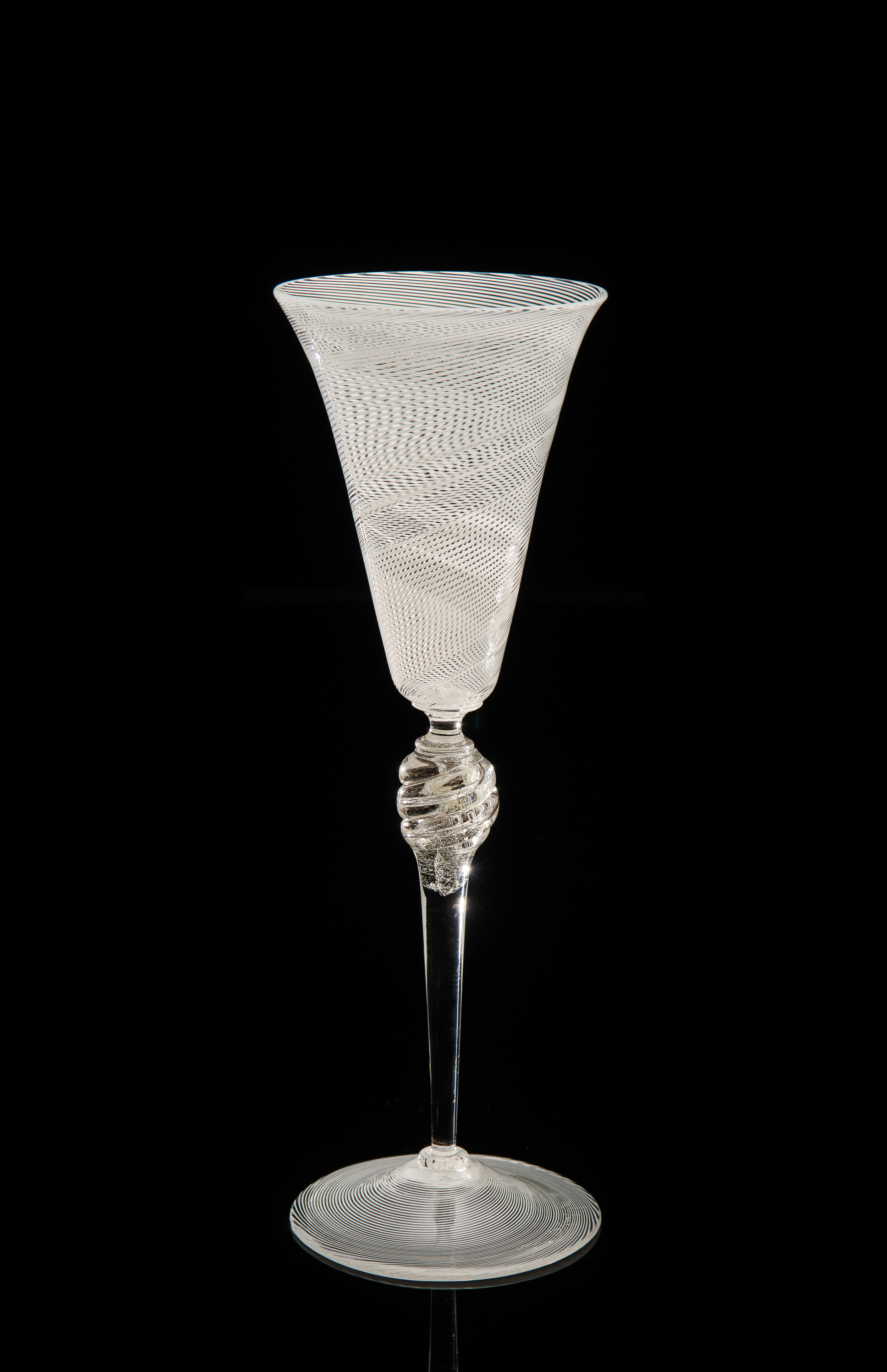 Lino Tagliapietra, Goblet (1991-1994, glass, 10 x 3 3/8 x 3 3/8 inches), LT.78