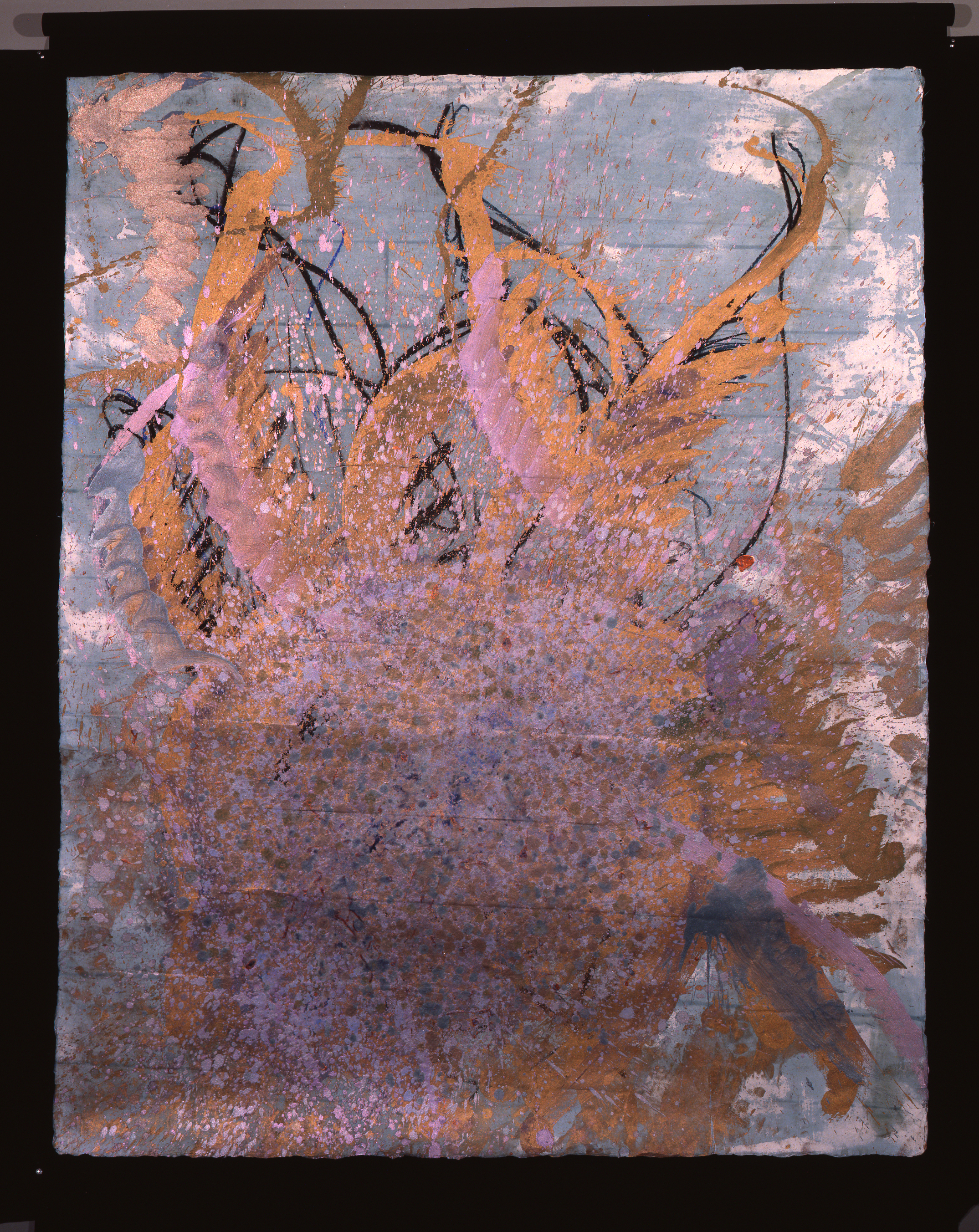 Dale Chihuly, Seoul Venetian Drawing #2 (Hanji Drawing), (1990, acrylic and ink on paper, 65 x 52 inches), DC.380
