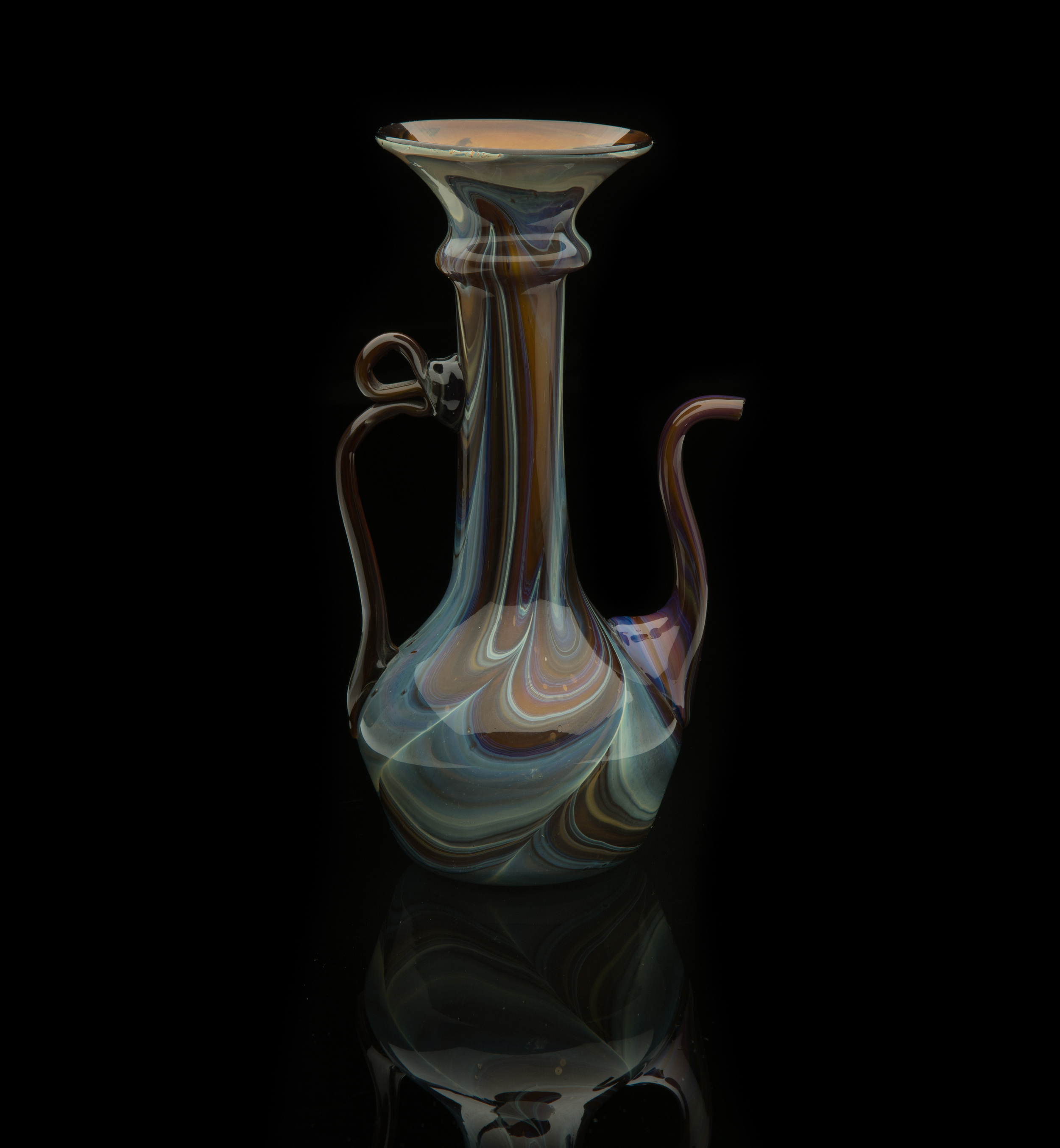  Lorenzo Radi,&nbsp; Chalcedony Ewer&nbsp; (1850-1900, glass, 8 7/16 inches), VV.363 