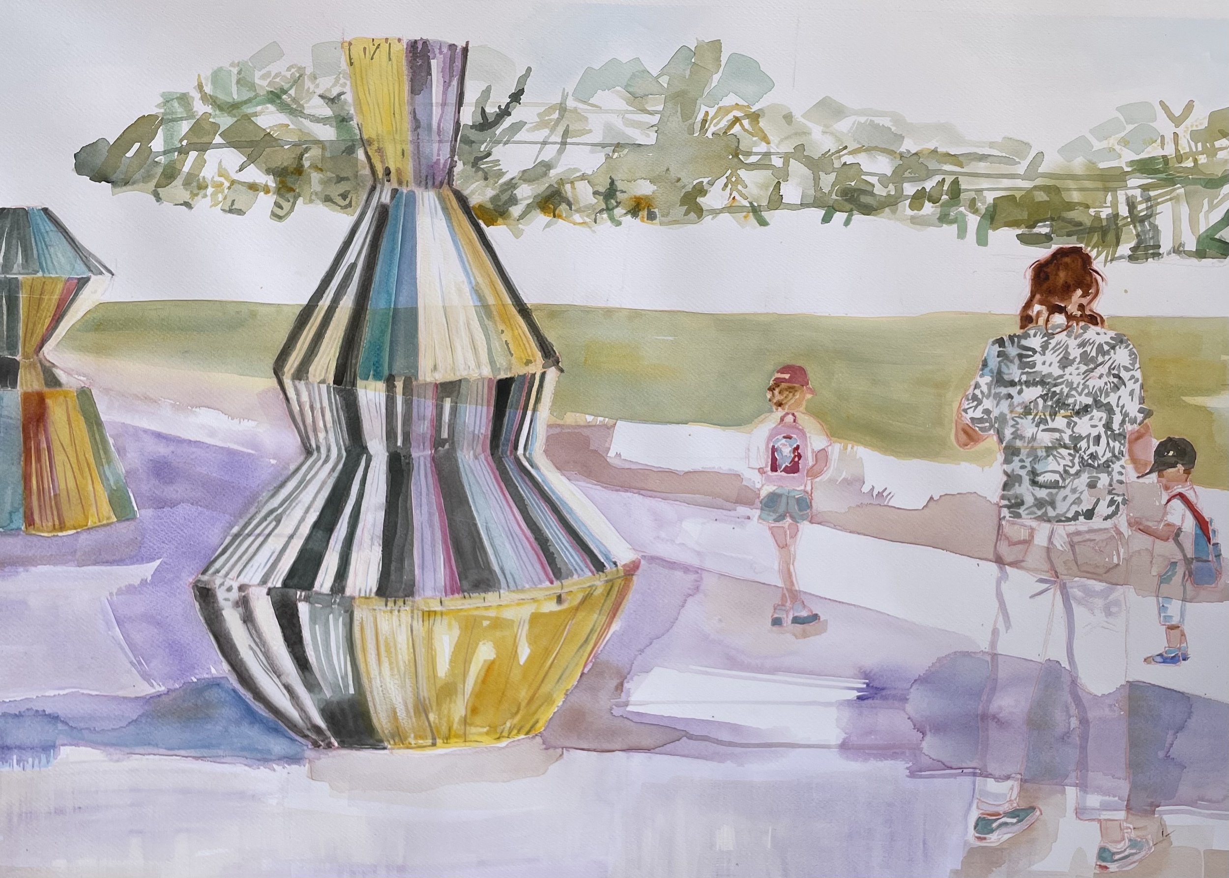  Totem en cordes, Château La Coste,  2025