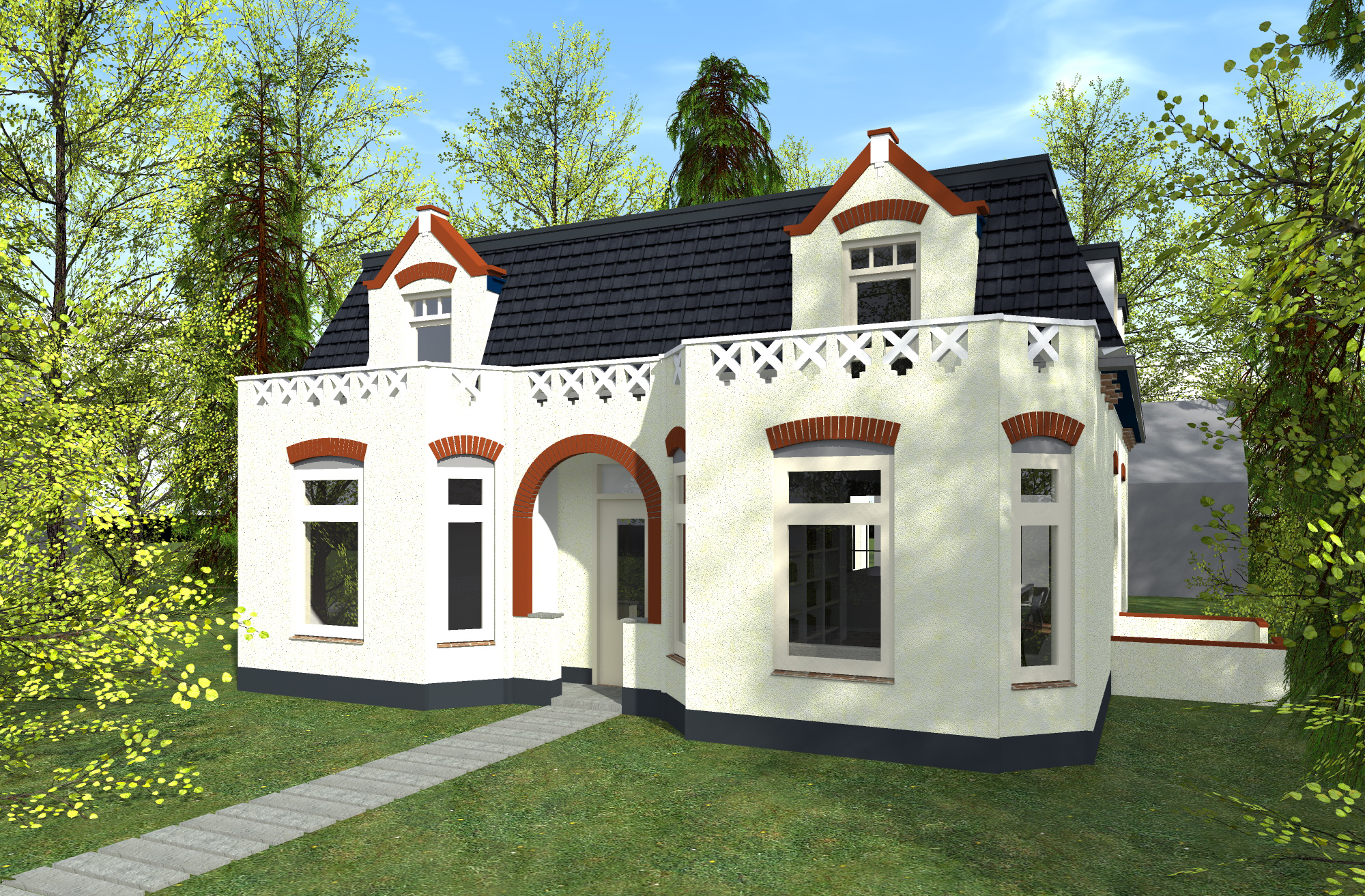 BIM model van het pand