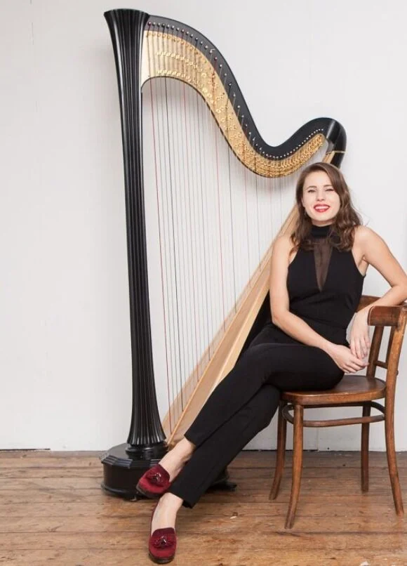Harp Lessons London Harp Teacher — Harpist London valeria kurbatova