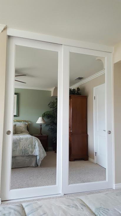 Mirrored Closet Doors, Round Sliding Closet Door Pulls