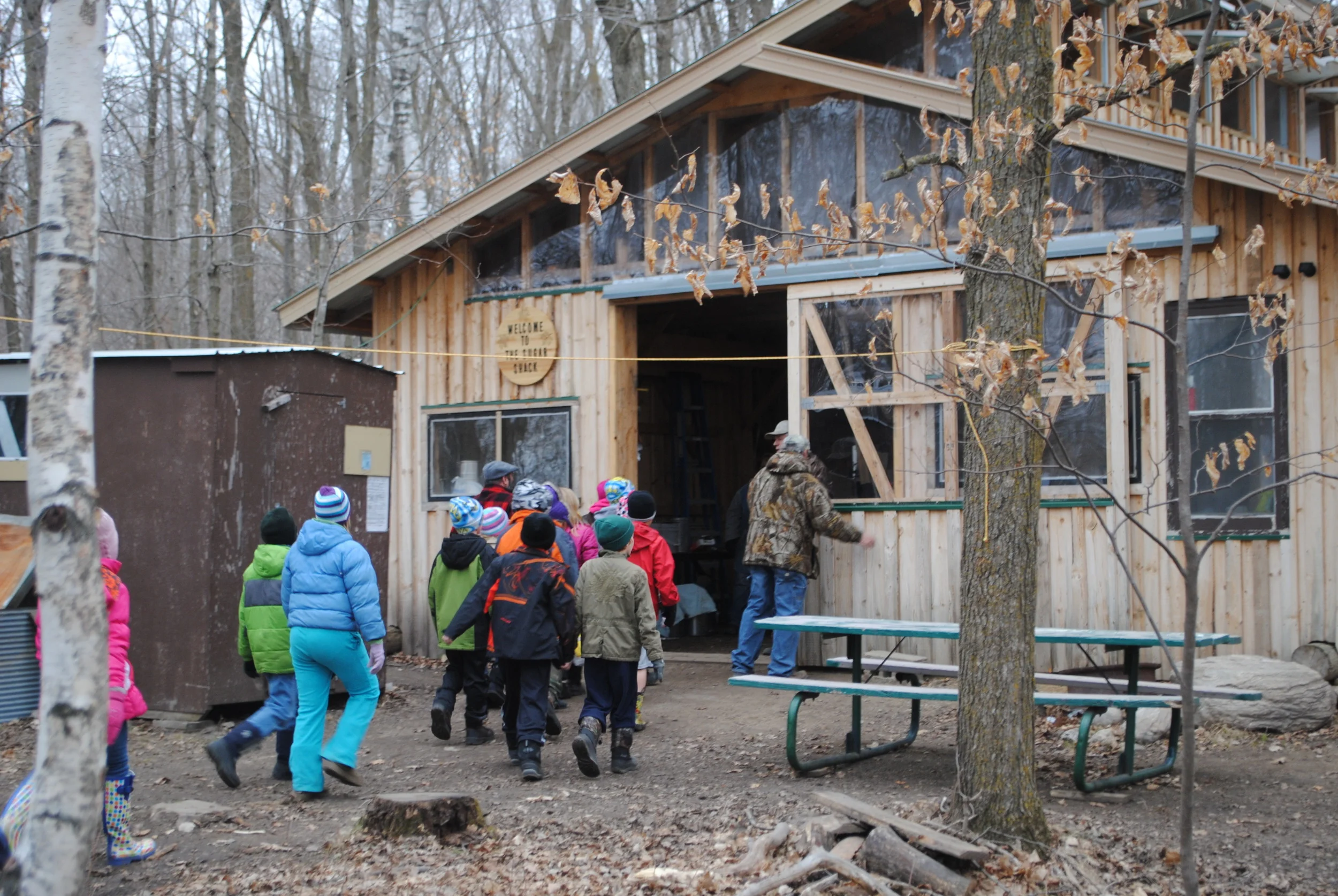 Sebeka sugar shack teaches WDC students about turning sap into syrup
