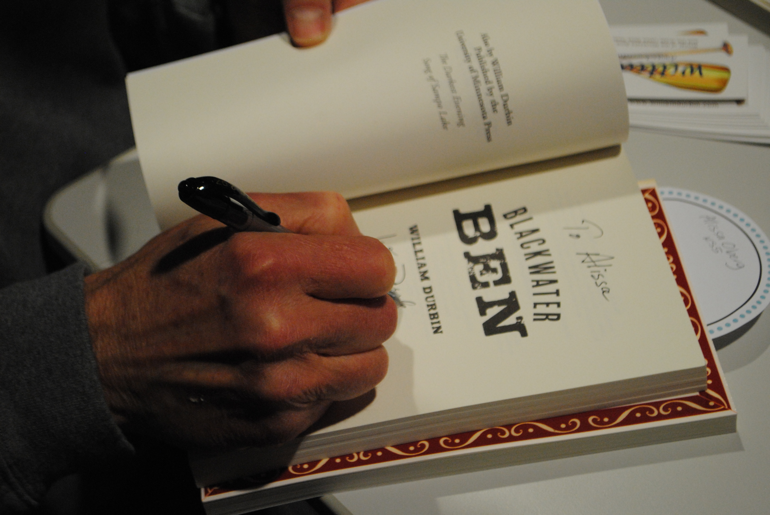 Durbin said he is currently working on a sequel to "Blackwater Ben."