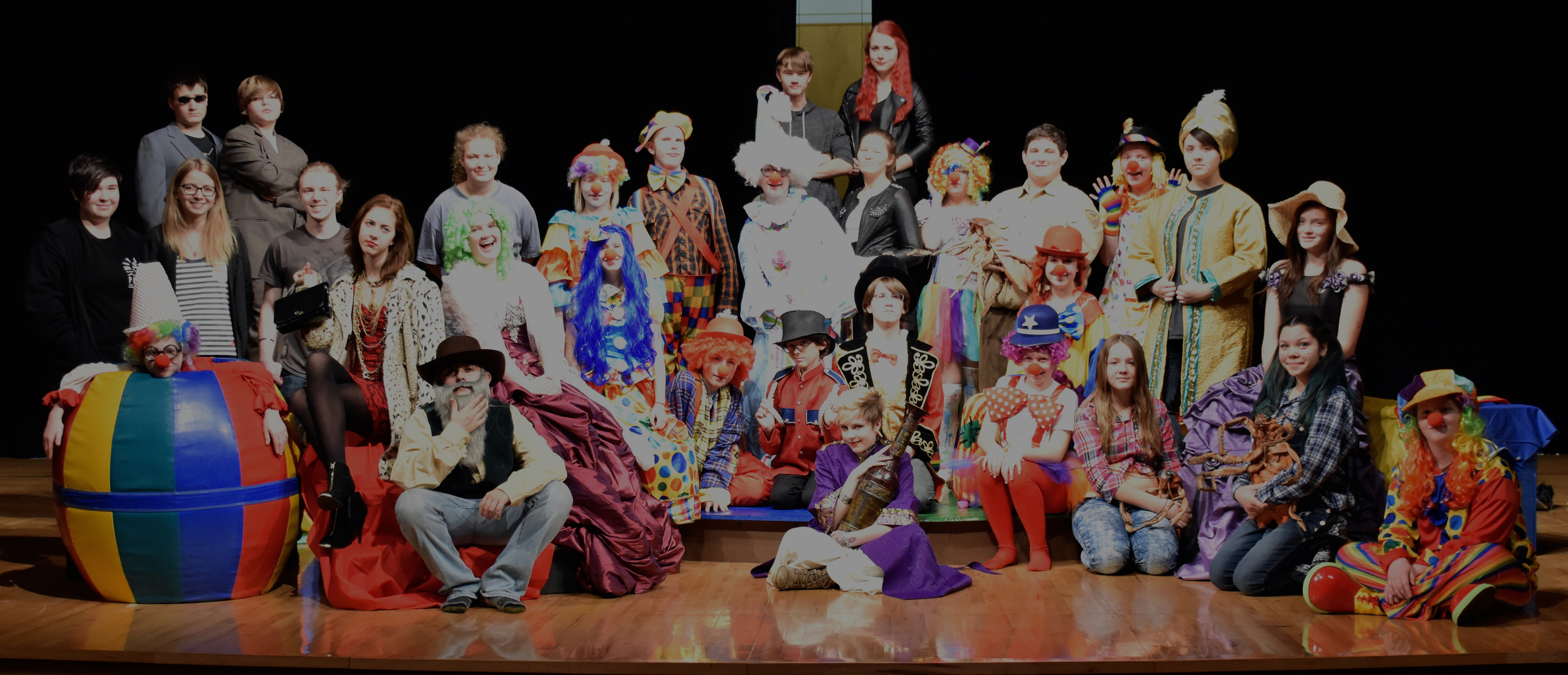 Pictured is the cast of this year's fall production of "Stop Sending in the Clowns," directed by Mr. Jay Patterson. 