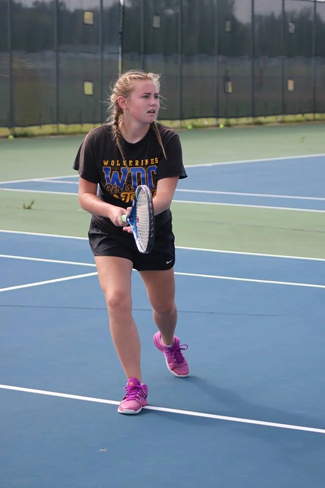 Westrum has played on WDC's varsity tennis team since eighth grade!