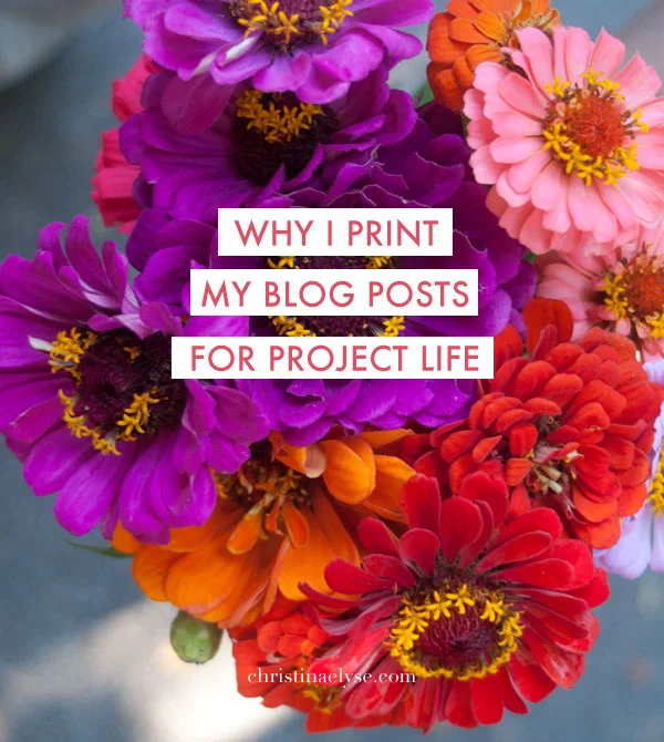Do You Print Blog Posts For Your Scrapbook?