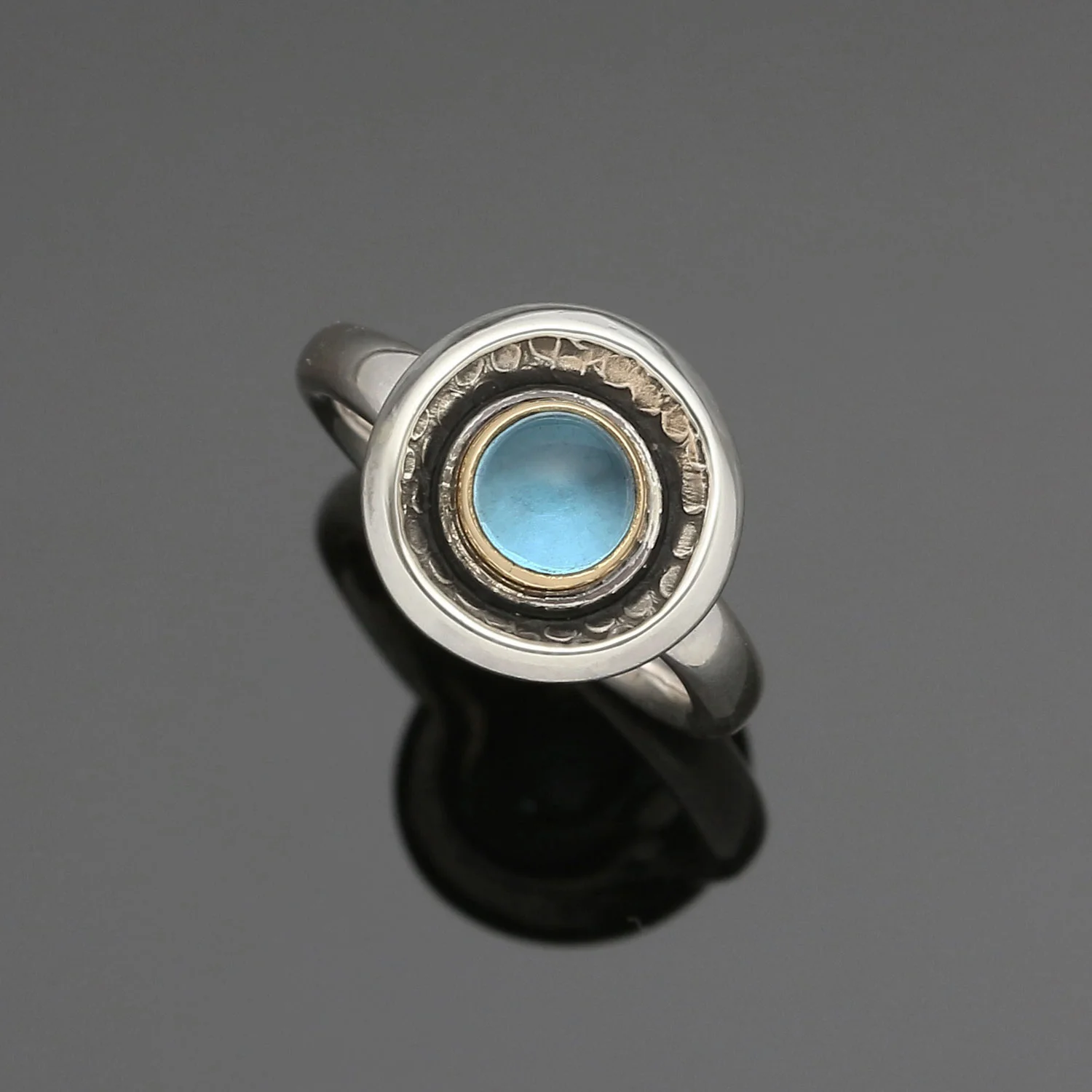 #147 Stippled ring