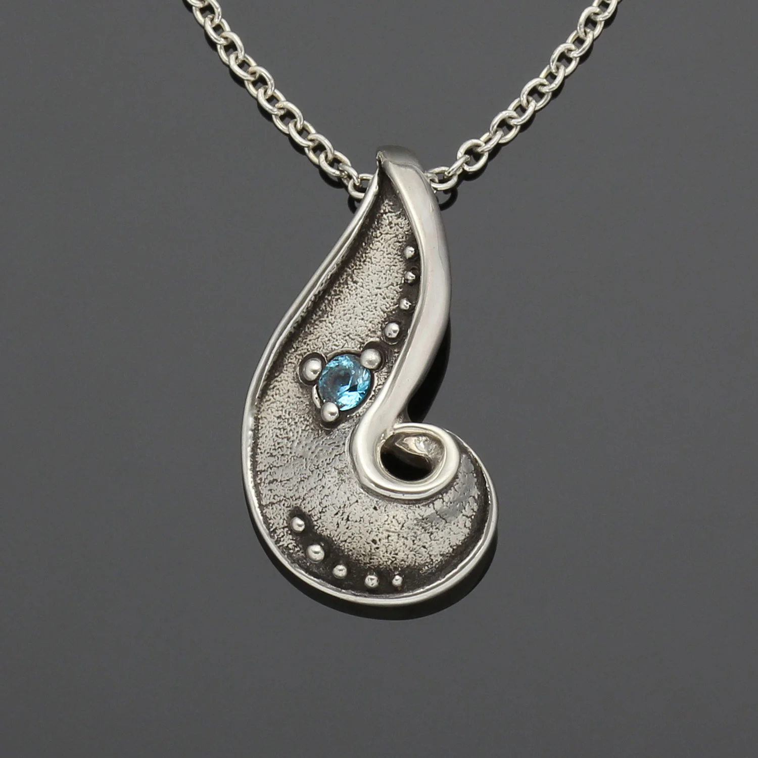 #155 Paisley S pendant