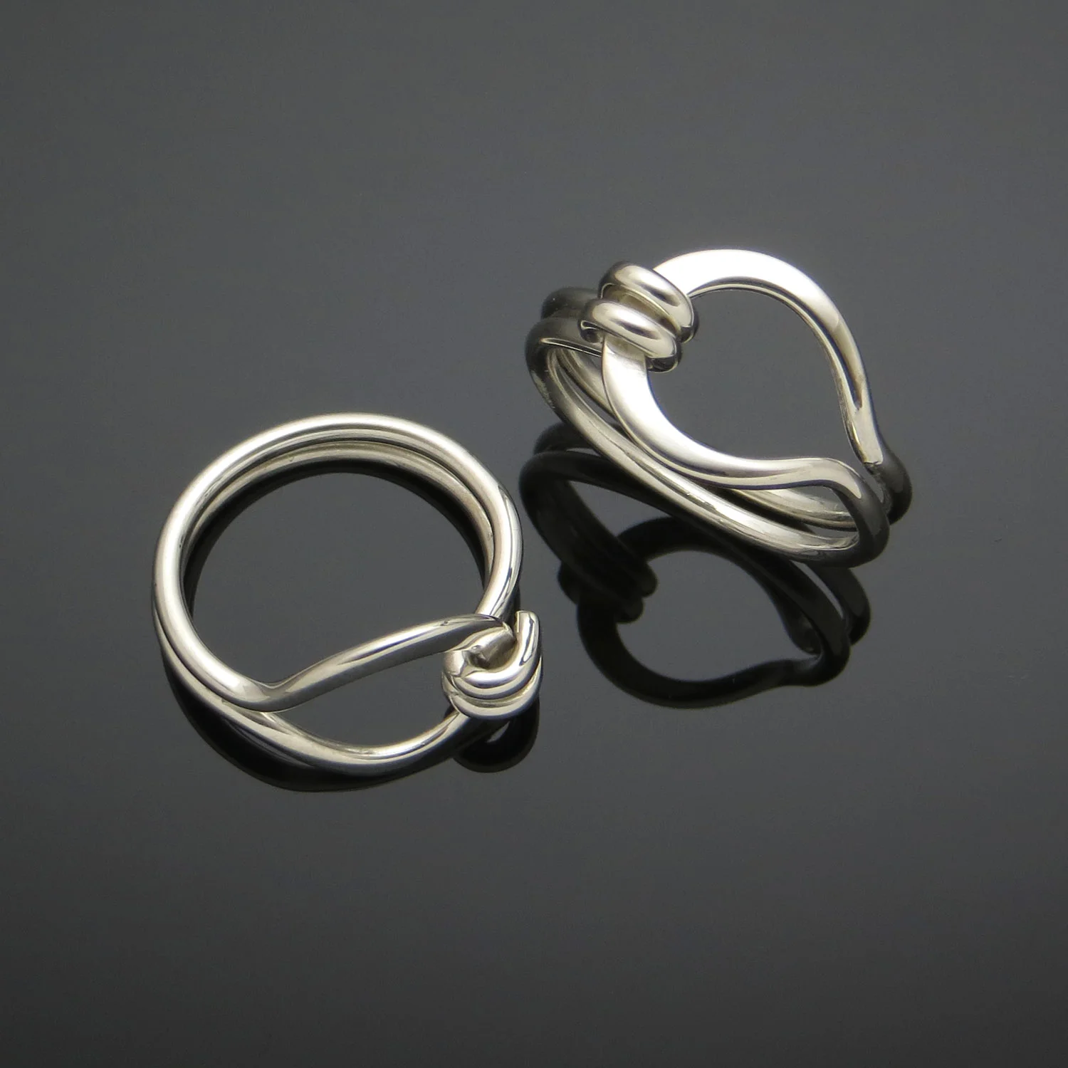 Ring P, $45/person, 2 hrs Sterling silver Pear Ring