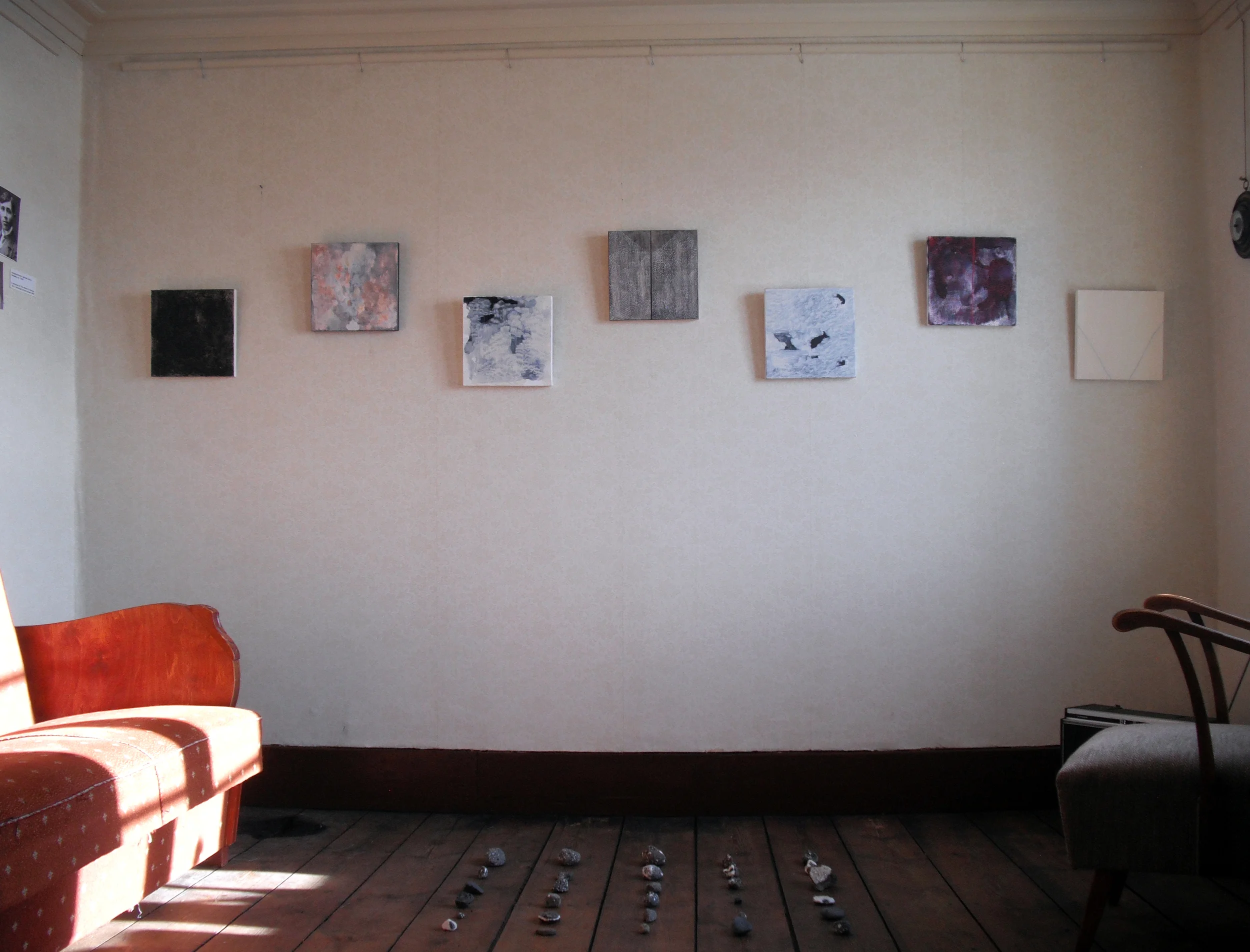 Installation of "some things cosmic" at Hús Hákarla Jörundar, Hrísey, Iceland