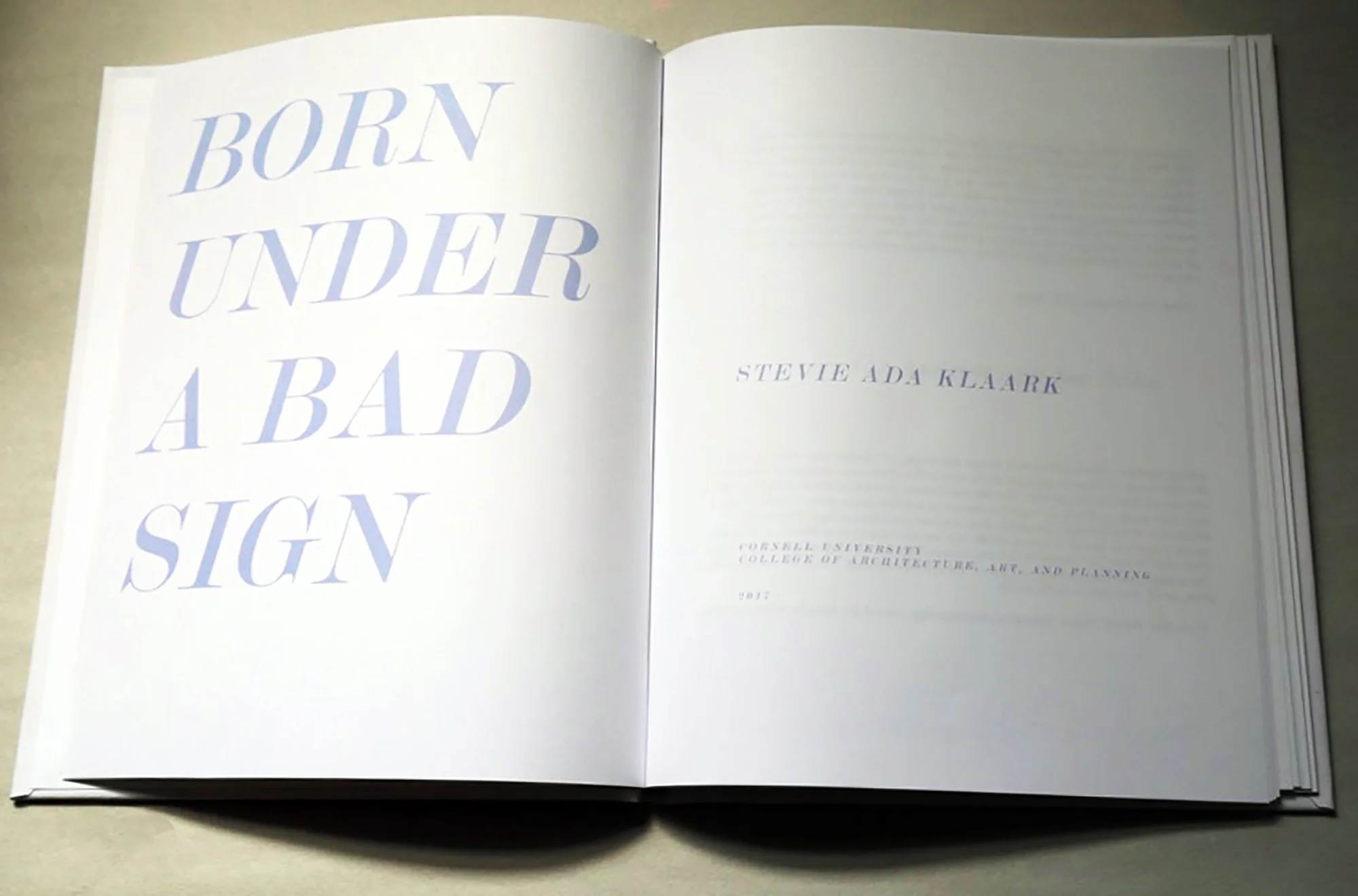 Born Under a Bad Sign | book |