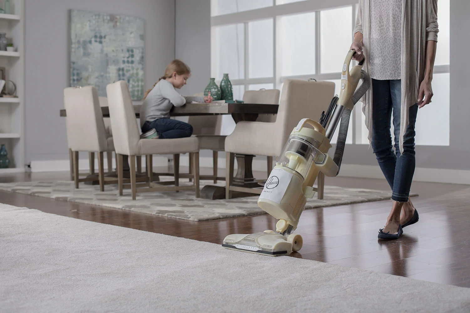 BEFORE with prototype vacuum