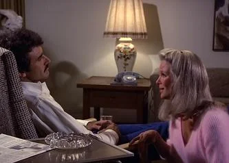 Krystle seems to look older in her flashbacks